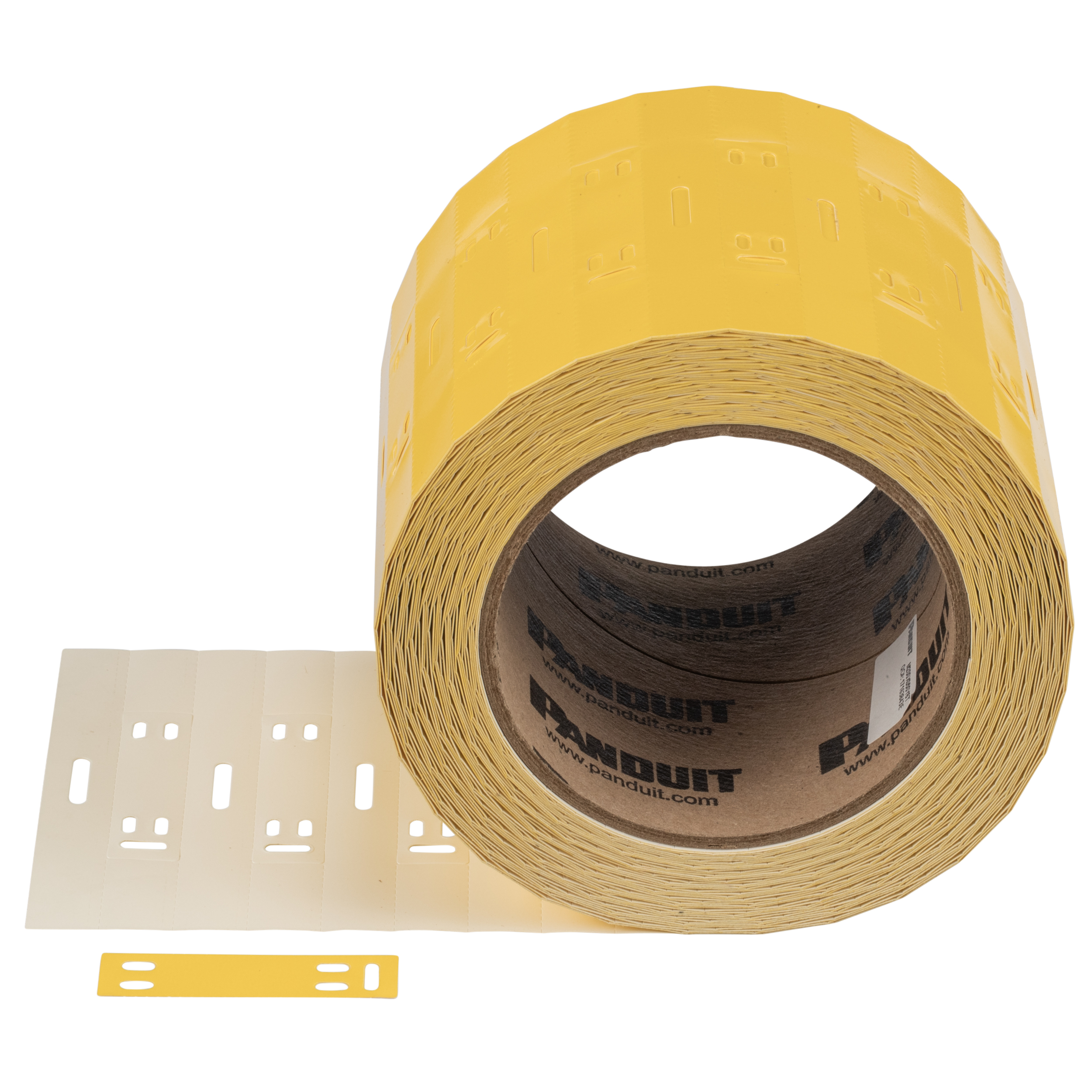 Mkr Plaka, Polyester/Oleofin, TIA Sarı, TT, 12.7x50.8mm, 500 Etiket