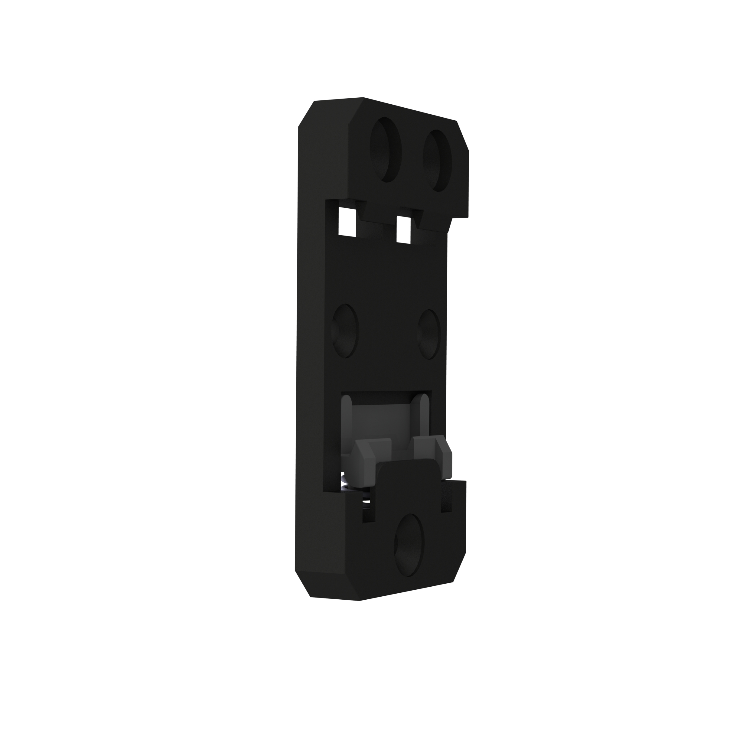 DIN Rail Mount Adapter for FWME1BL Wall Mount Enclosure, Black