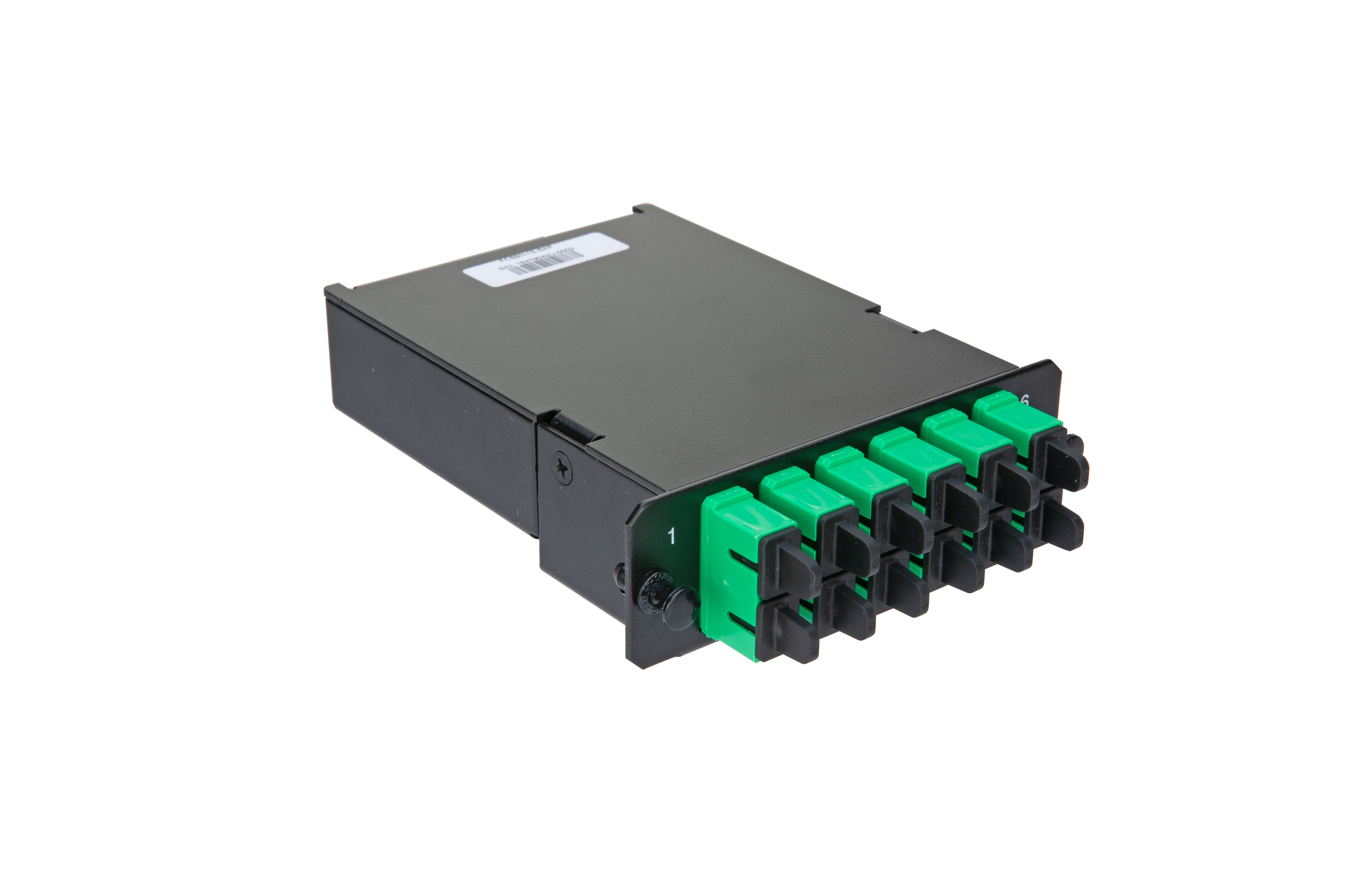 OPTICOM SC SPLICE CASSETTE PRELOADED WITH 12 OS2 SC PIGTAILS (250UM), STANDARD IL