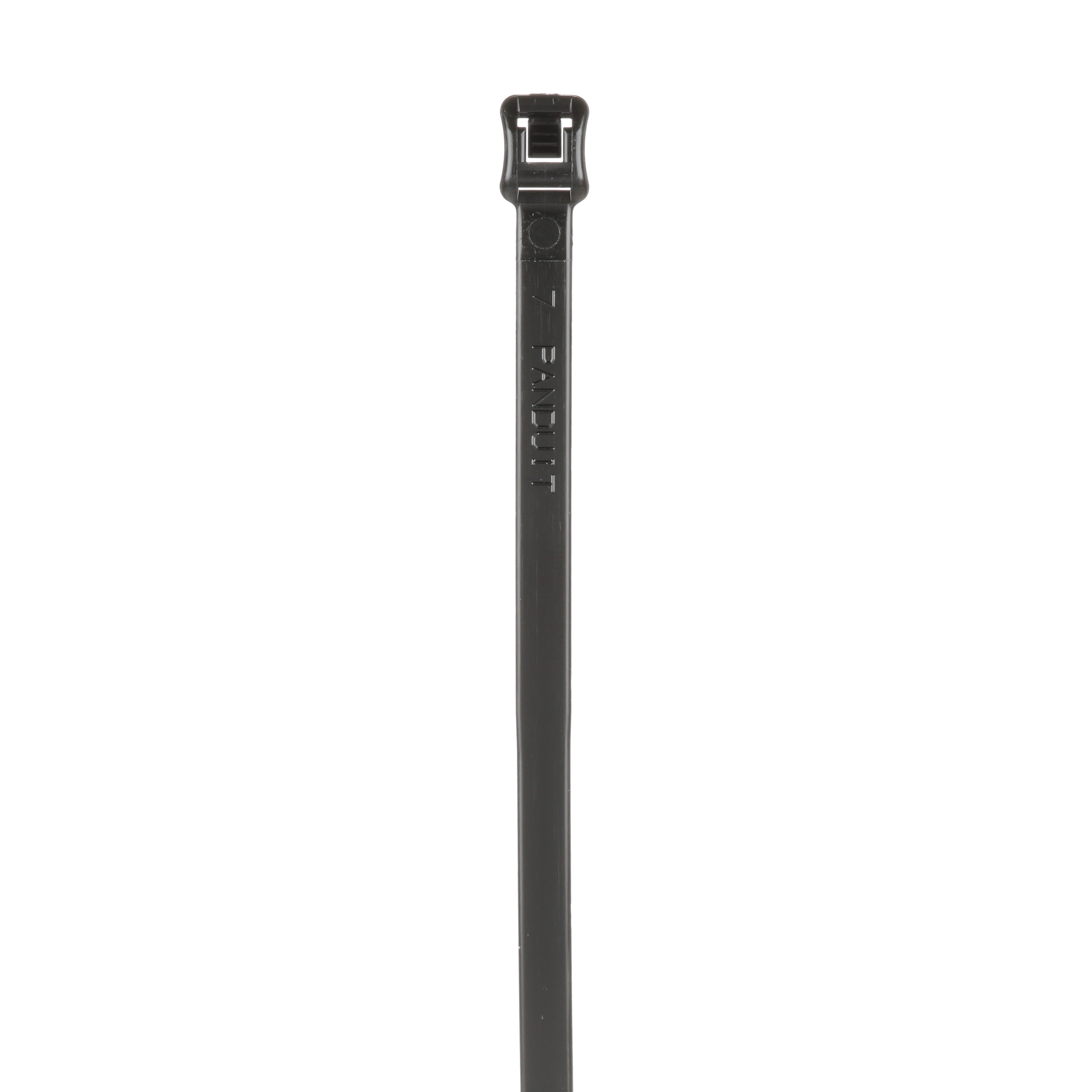 Cable Tie, In-Line, 376L, 7.6W, Weather Resistant Nylon 6.6, Black, PK250