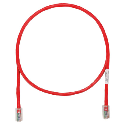 Cat 5e 24 AWG UTP Copper Patch Cord, 5 m, Red