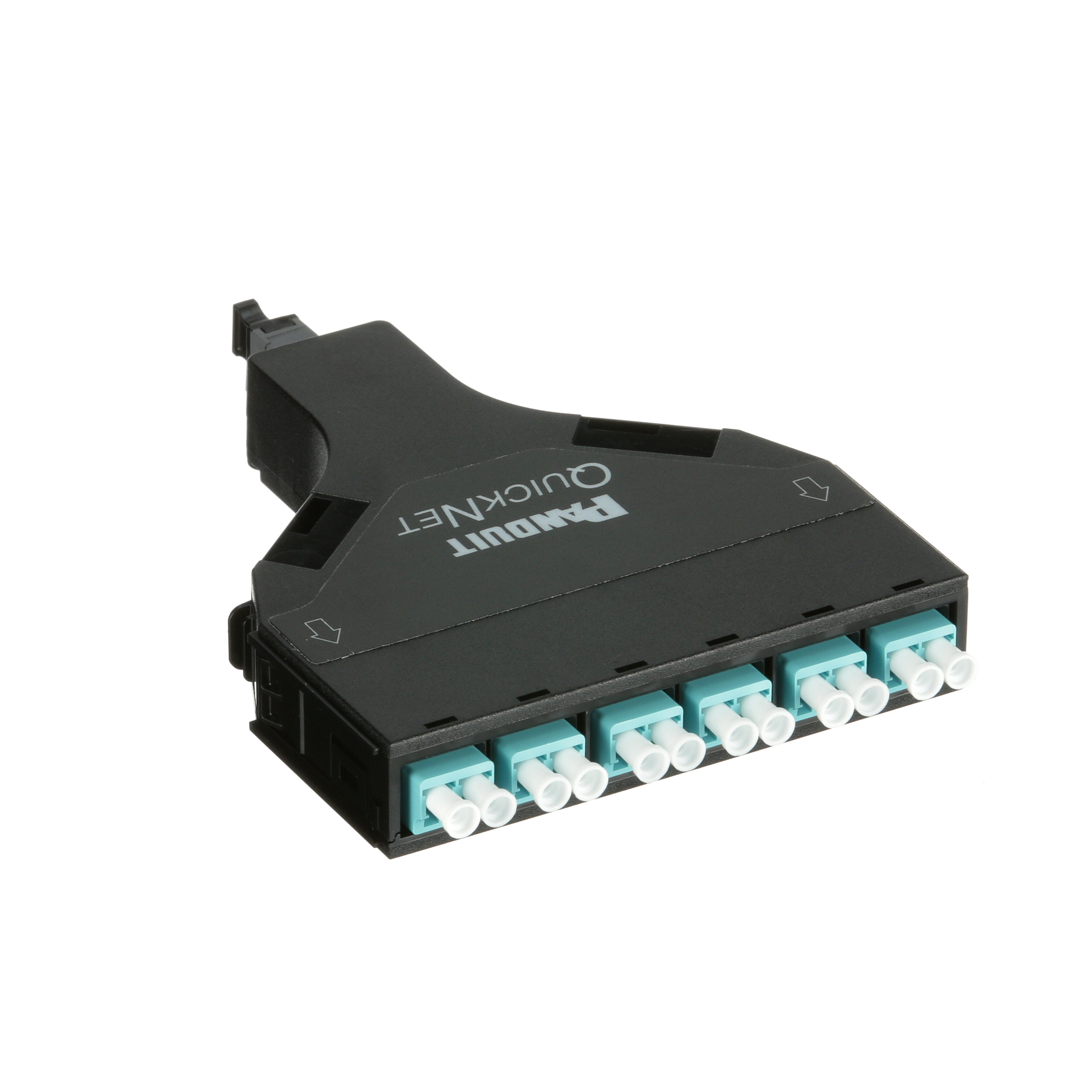 QuickNet™ SFQ MPO-LC Kaset, OM4, 12 Fiber, Yöntem B, B2