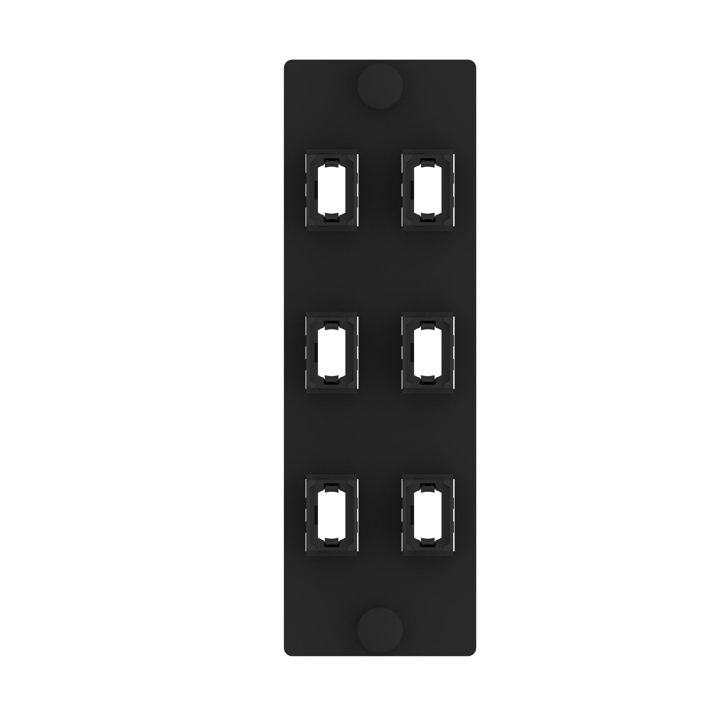 Opticom® FAP, 6 Yukarı/Aşağı Tuşlu MPO, Tip A, Siyah, Dikey