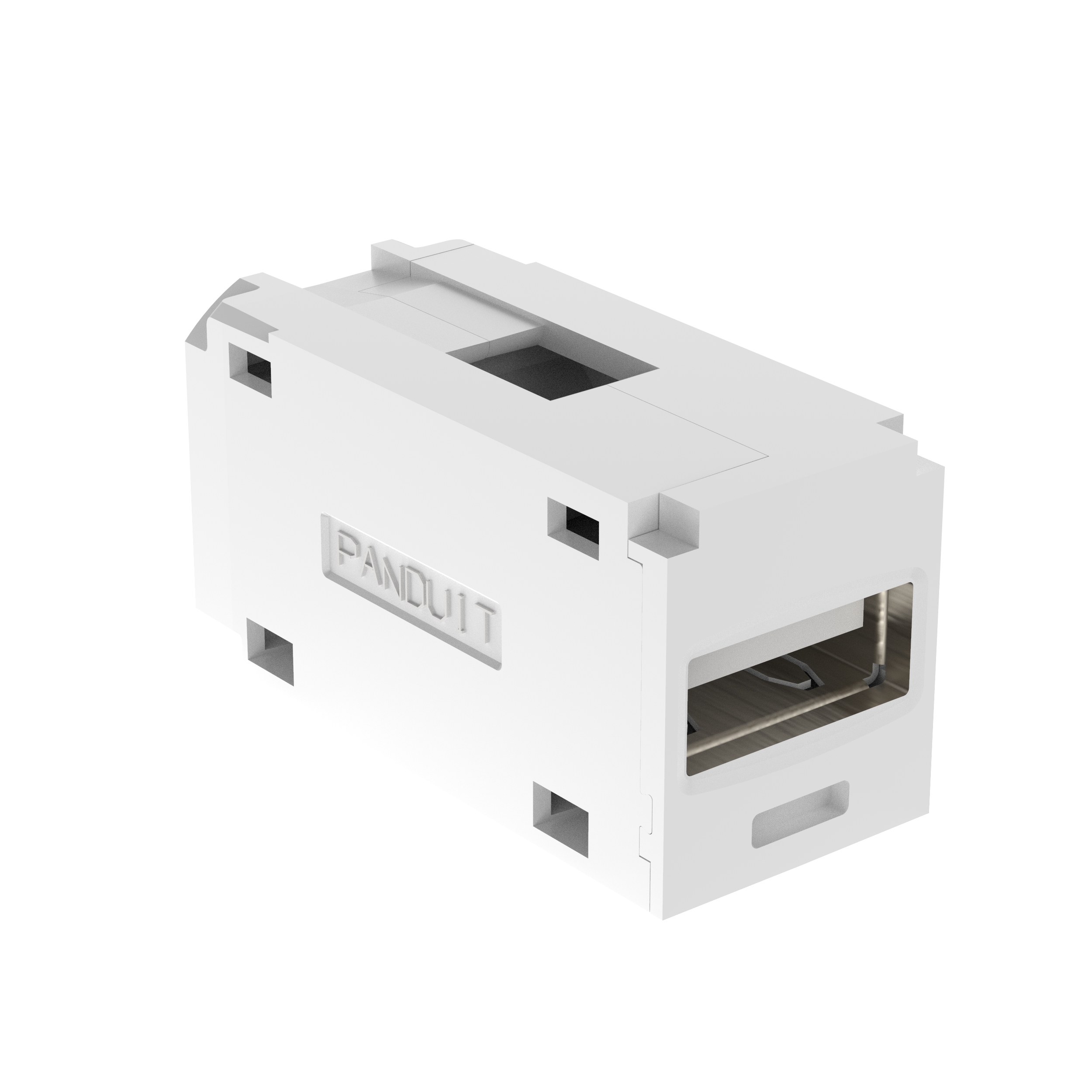 Mini-Com® USB Bağlantı Elemanı, 2.0, Beyaz