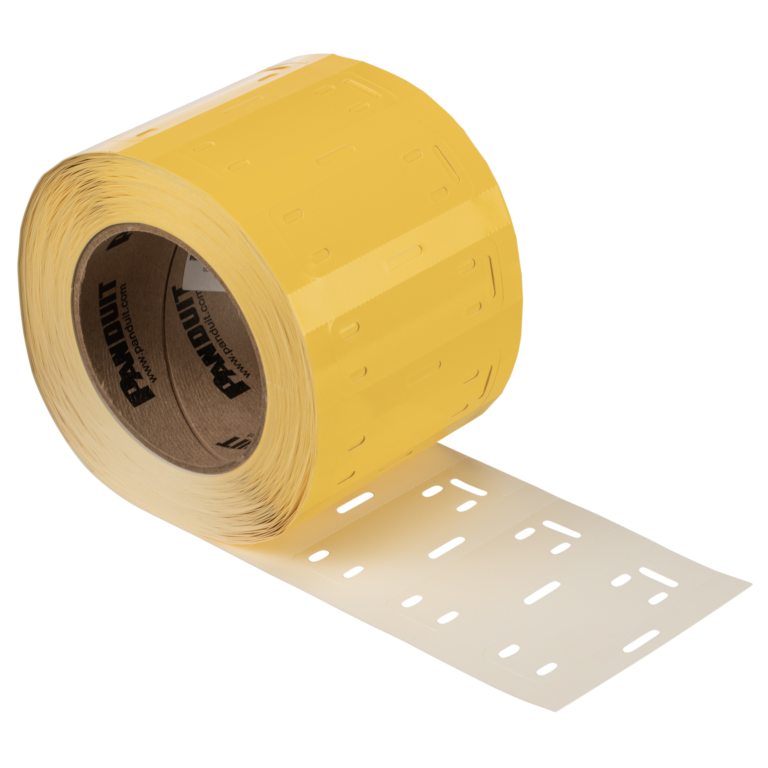 Mkr Plaka, Polyester/Oleofin, TT, TIA Sarı, 25.4x76.2mm, 500 Etiket