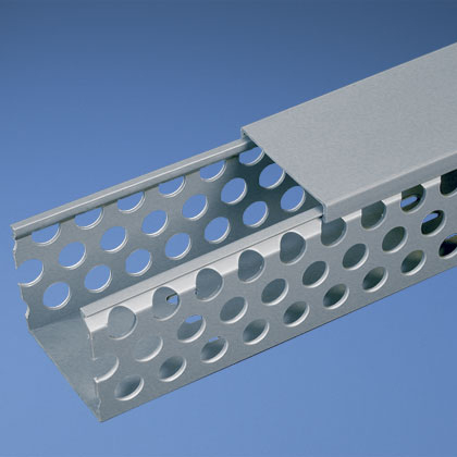 Round Hole Duct,PVC,4X4X6',LGray