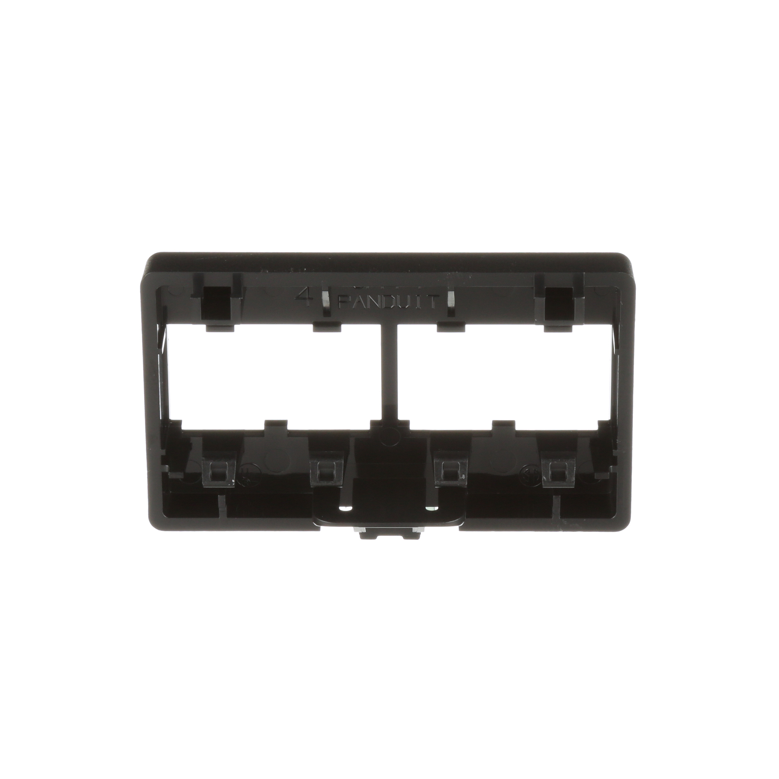 Mini-Com® Modüler Mobilya Yüz Paneli, 4 Port, BL