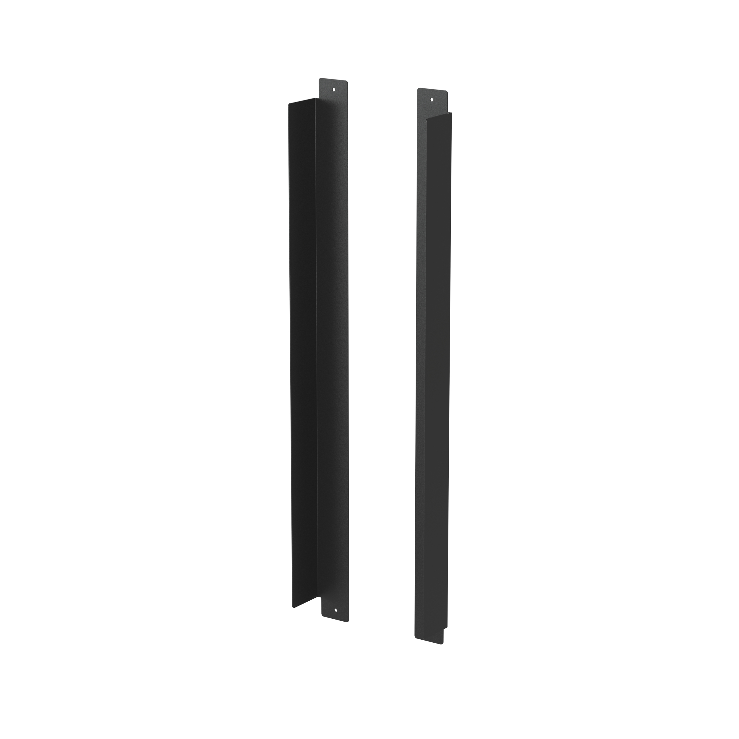 10" Geniş PE2V Yönetici Kabinleri için Sırt Omurga Yan Panel Seti, Siyah