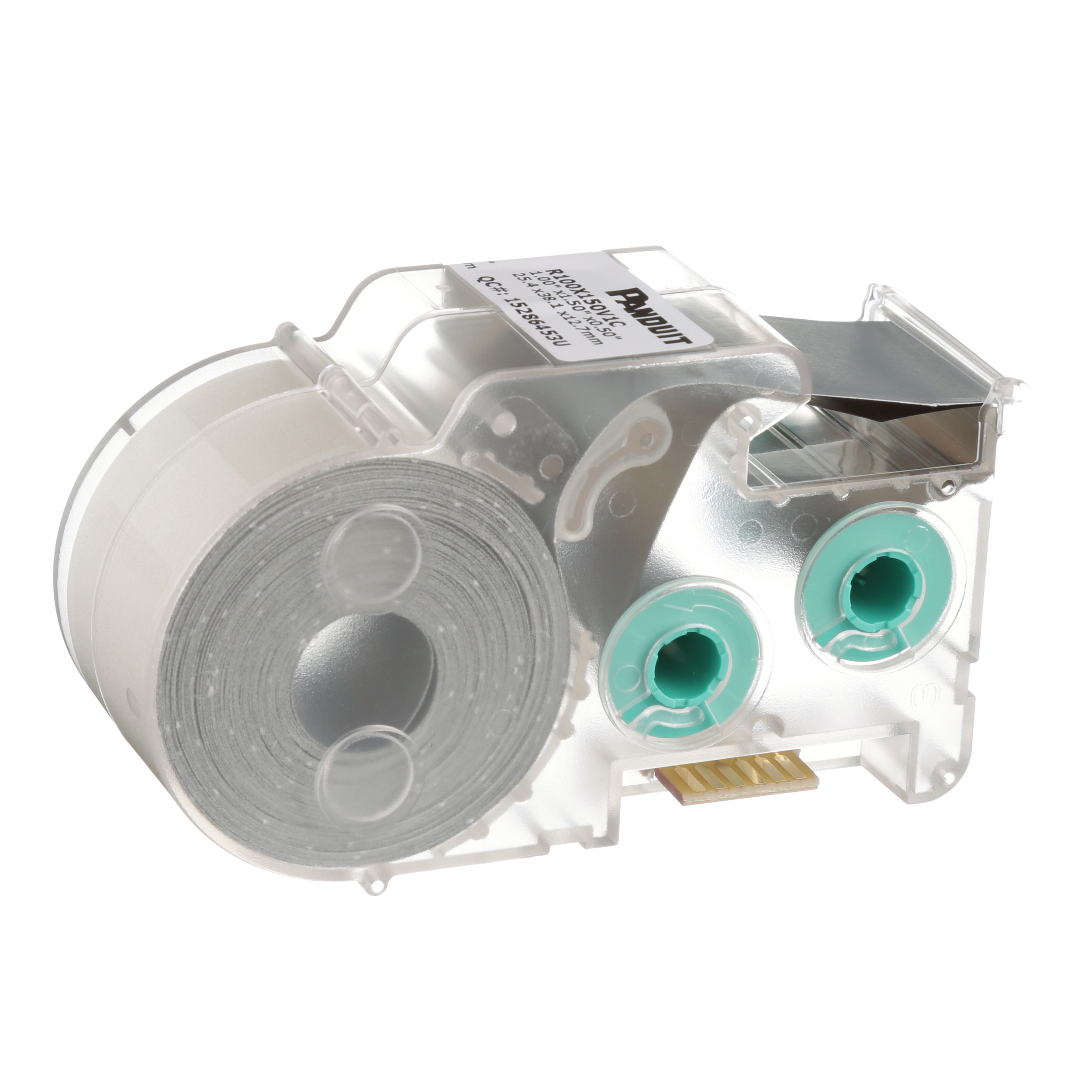 Turn-Tell,Vinyl,White,75 Lbls,25.4mmW,19.1mm PO HPK1