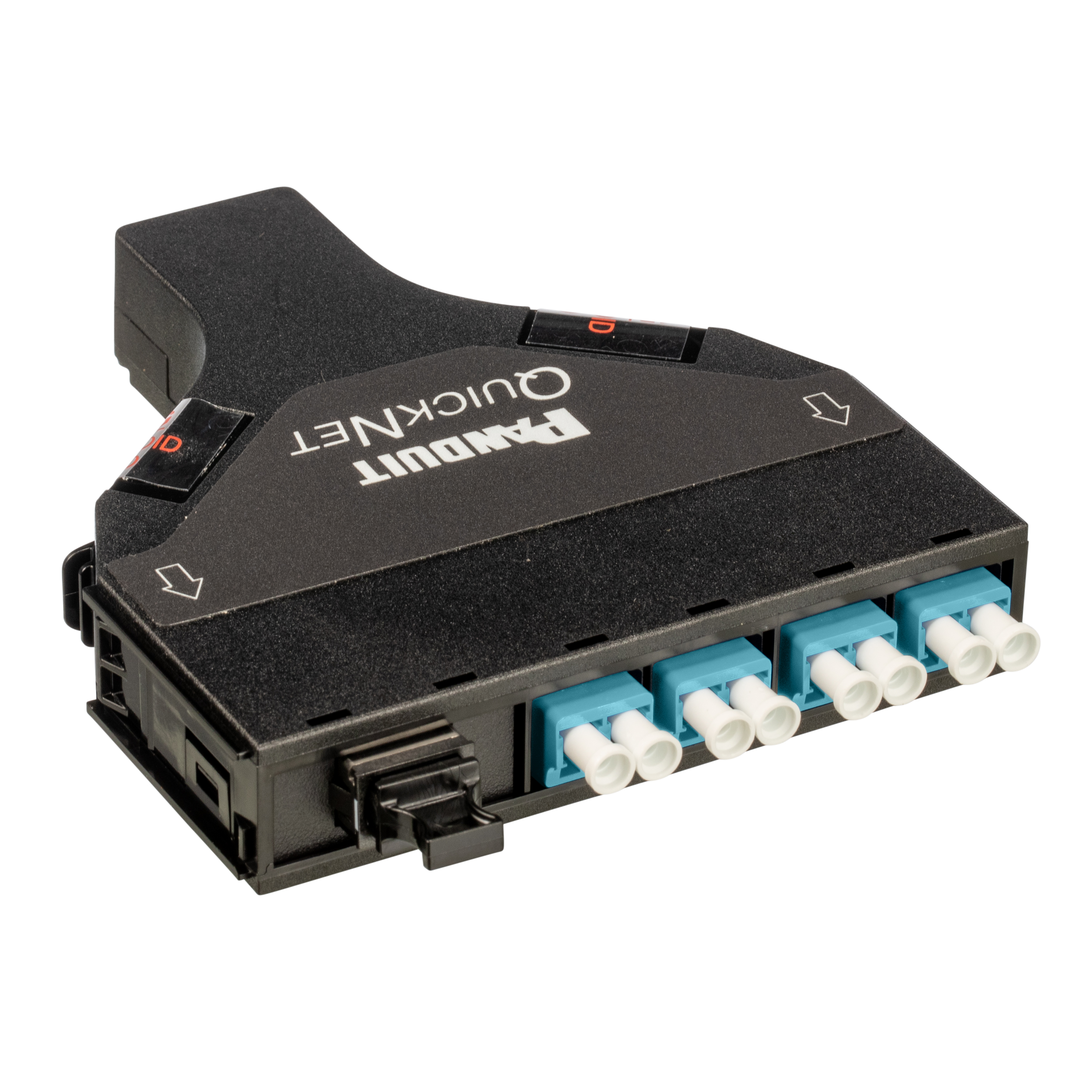 SFQ Front Access OM4, 4-to-1 Cassette, 8 Fiber, Optimized IL, Universal-2