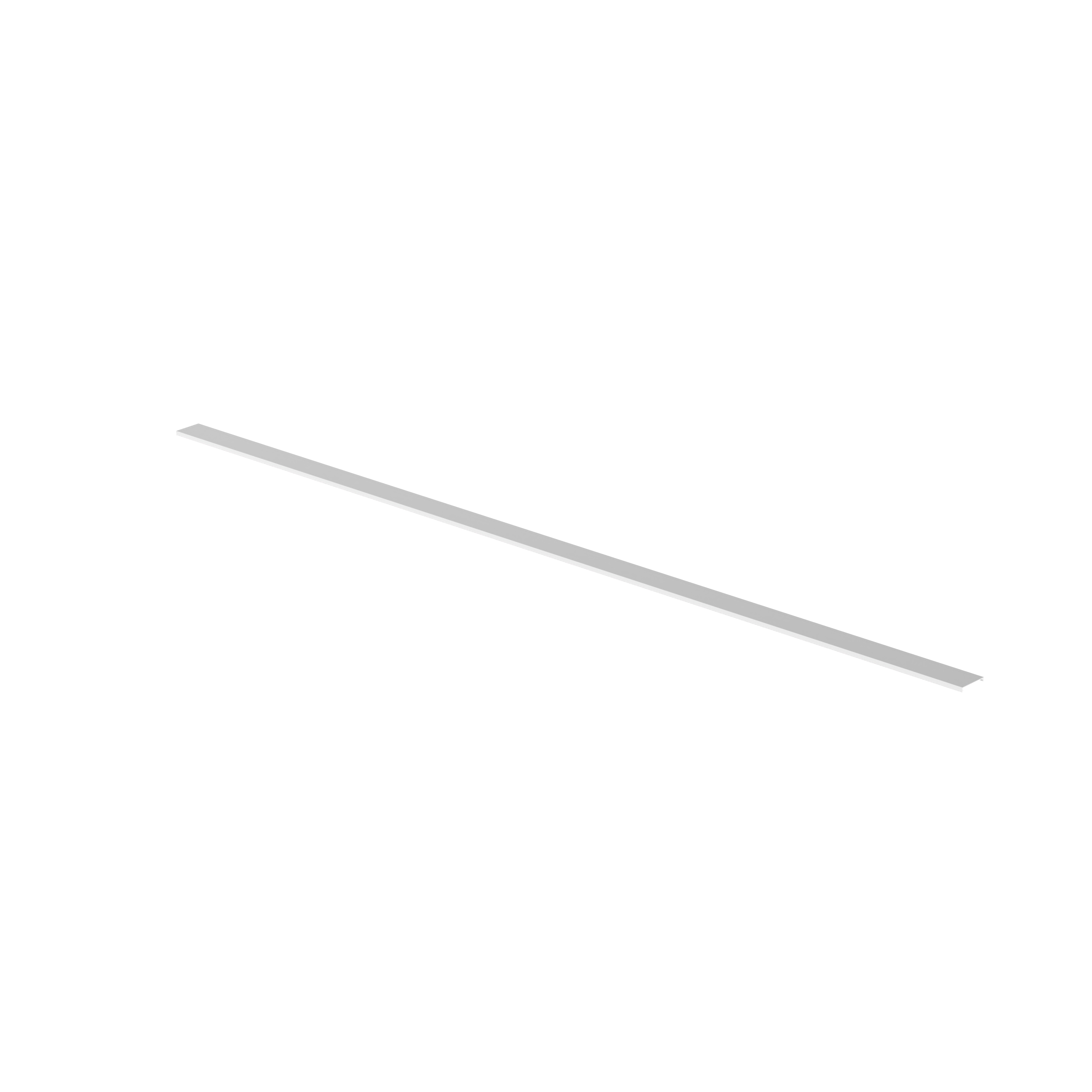 Düz Kanal Kapağı film ile, Beyaz, PVC, 8.9x57.2mm