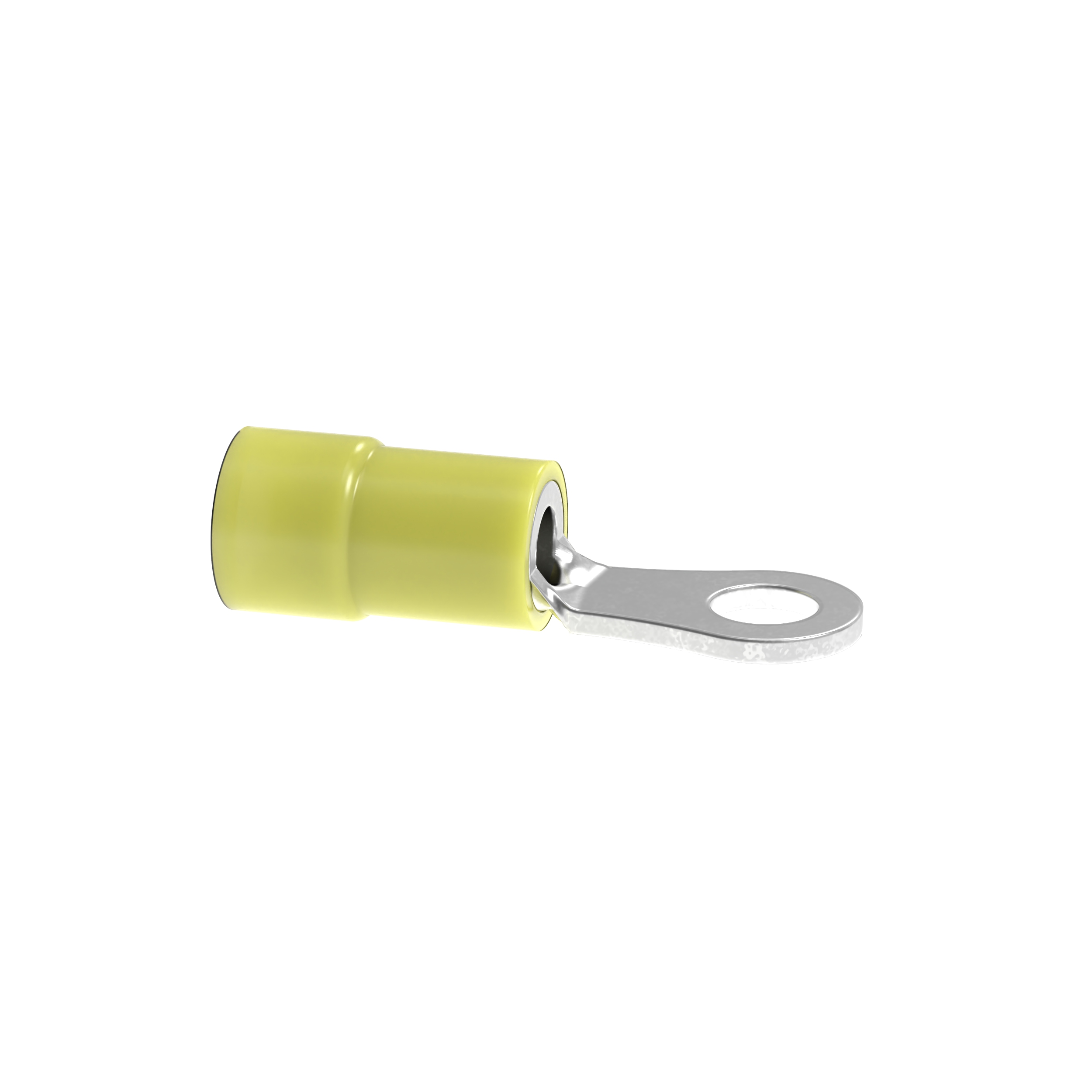 Halka Terminal, Sarı, Vinil, 4mm Çaplı, 6- 1.5mm², 25'li Paket