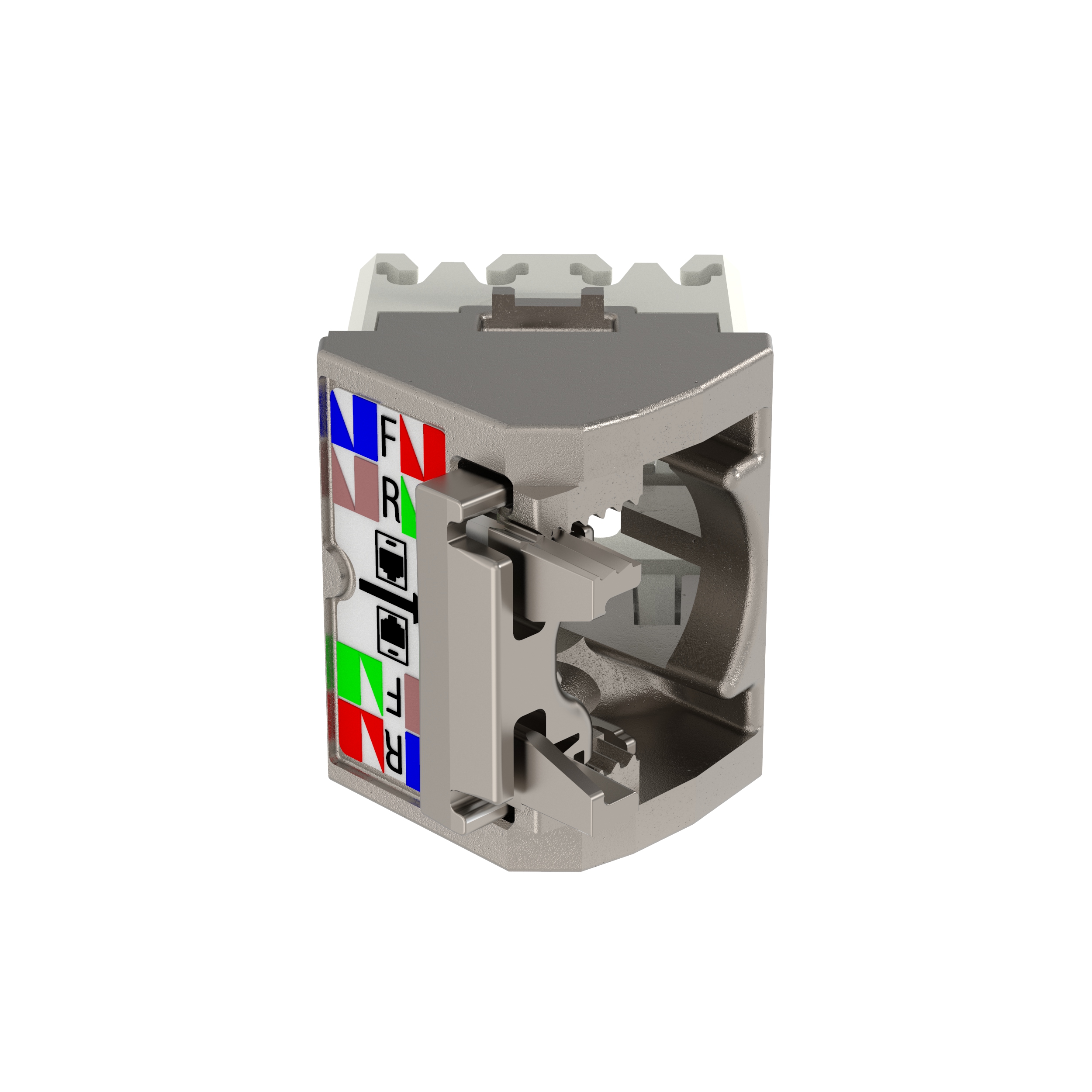 45° Angled Wire Cap for Cat 6 Shielded TG Jack