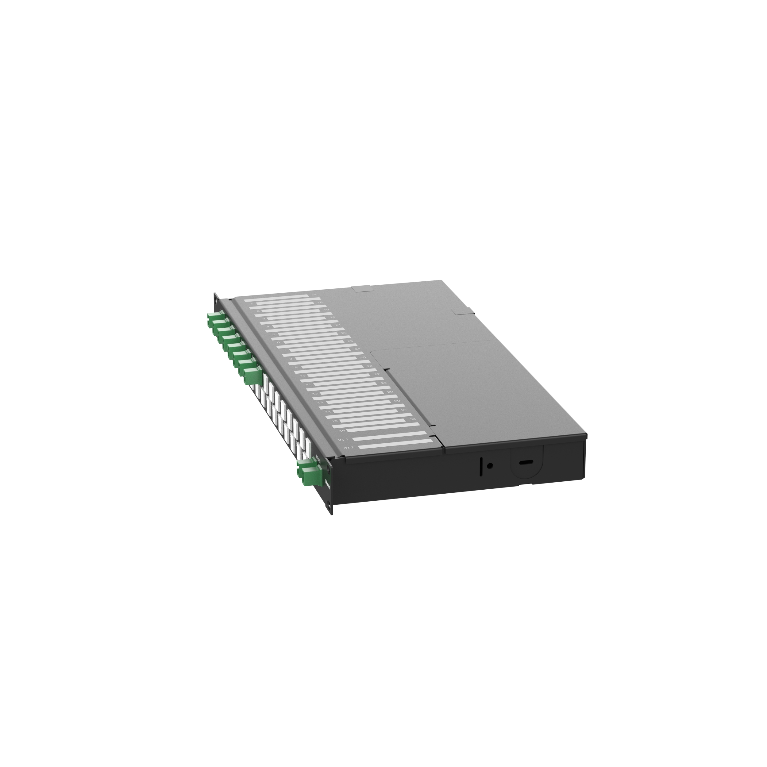 1 RU PON Bölücü Kaseti, 2 x 8 SC-APC to SC-APC