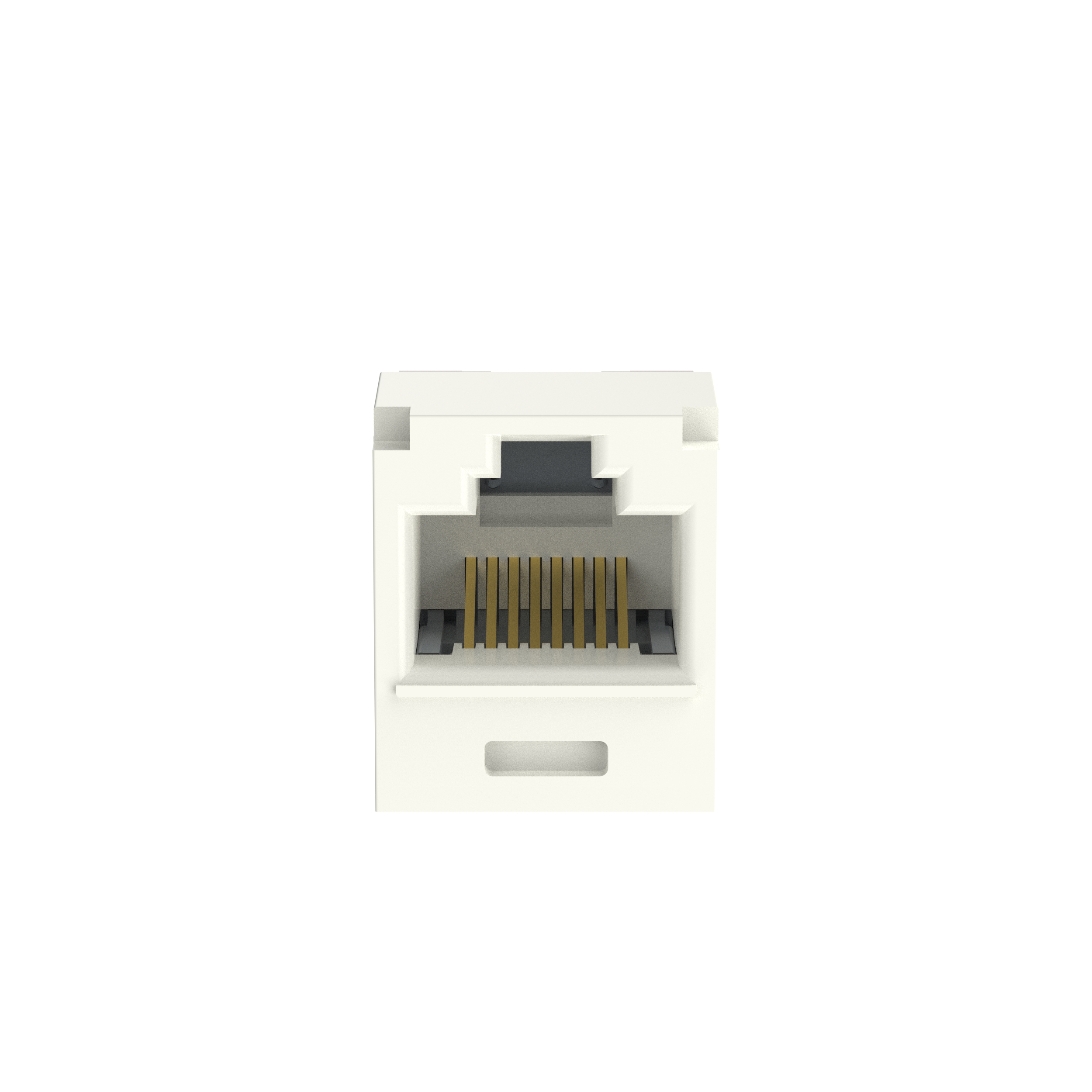 Mini-Com® UTP RJ45 Cat 6A TG Jack Modülü, IW