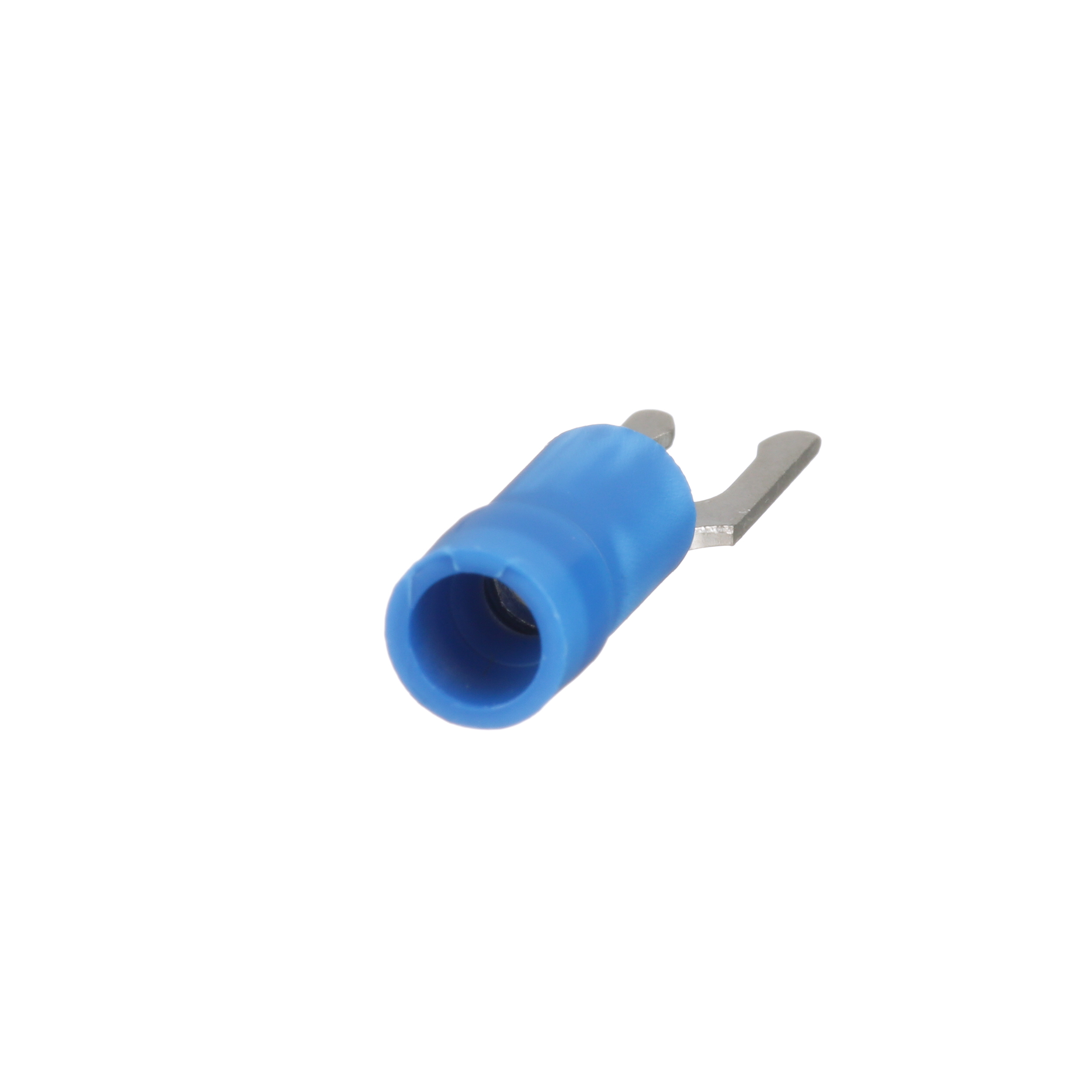 Çatal Terminal, Mavi, Vinil, 3.6mm Çaplı, 1-2.5mm² Kablo, 100'lü Paket