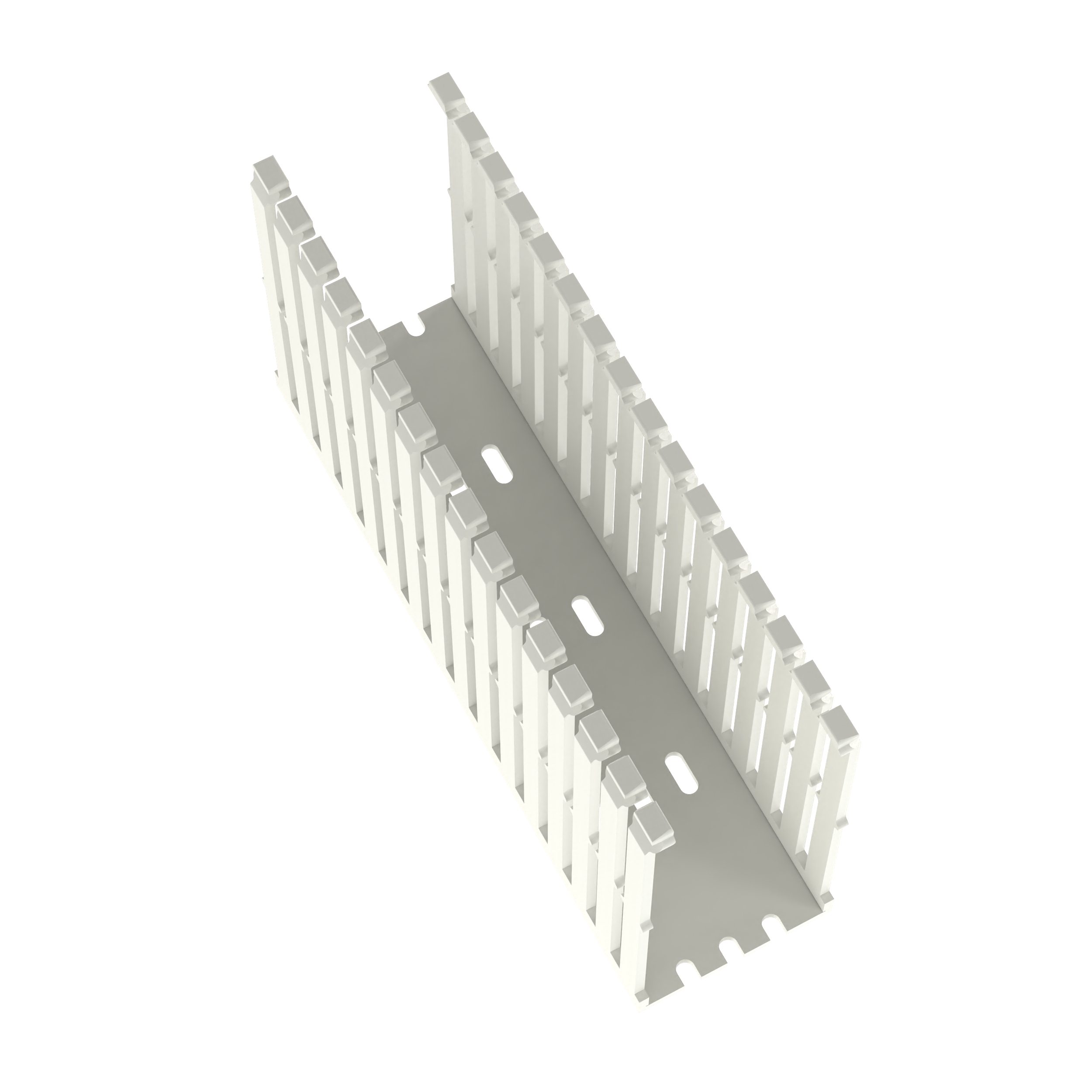 Dar Oluklu Kablo Kanalı, PVC, 5 cm x 12.7 cm x 1.8 metre, Beyaz