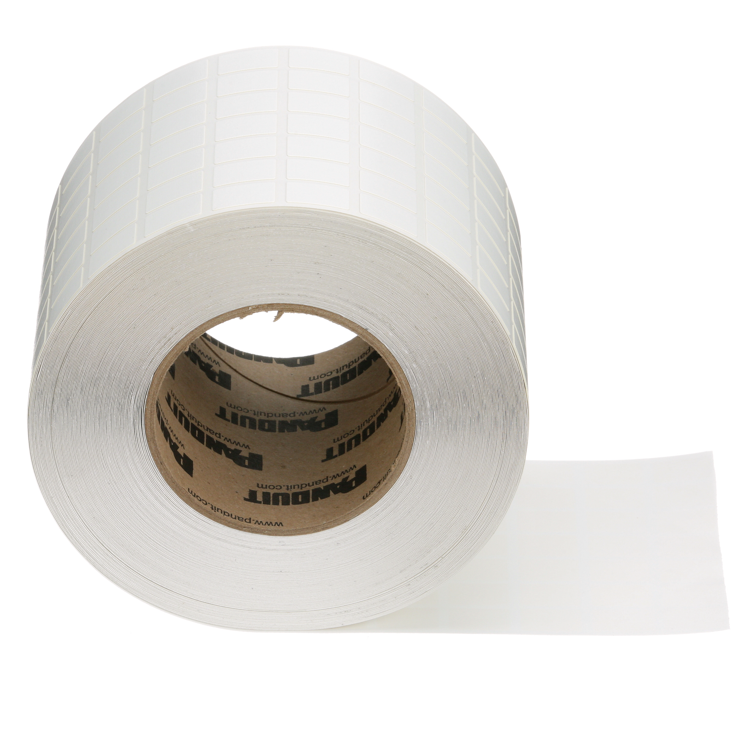 Laminasyonsuz Etiket, Vinil Kumaş, Beyaz, TT, 19.1x12.7mm, 10000'li Paket