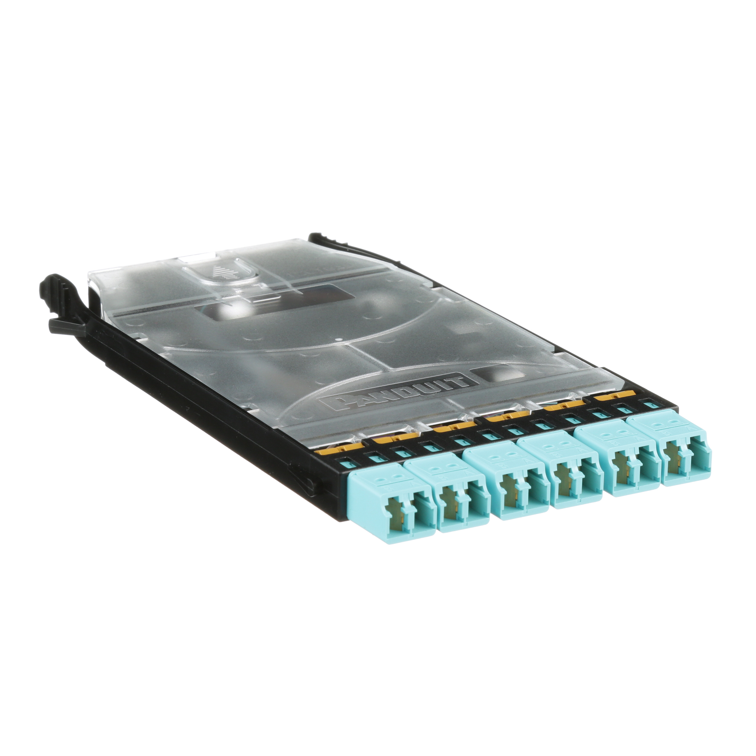 HD Flex™ LC Birleştirme Kaseti, OM4, 12 Fiber Şerit Pigtail