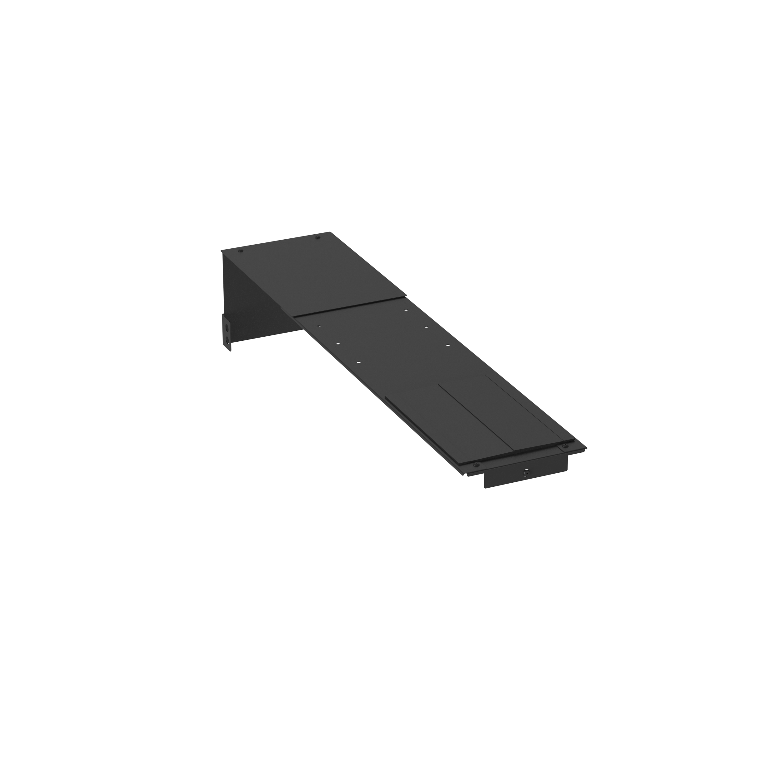 PR2V Üst Kapak 8" Genişlik Ayarlanabilir Derinlik 30" ila 36", Siyah