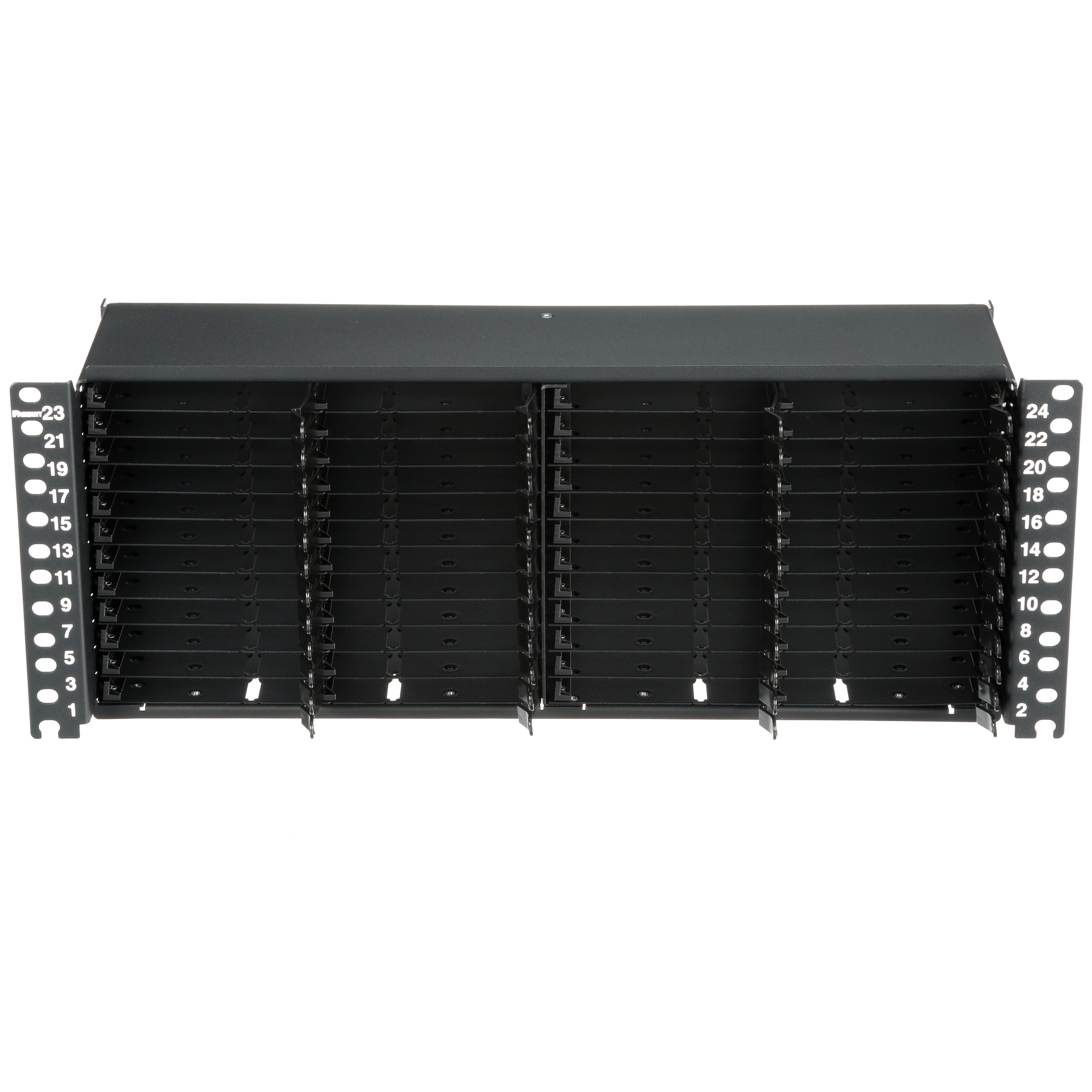 HD Flex patch panel, 4 RU, 6-port