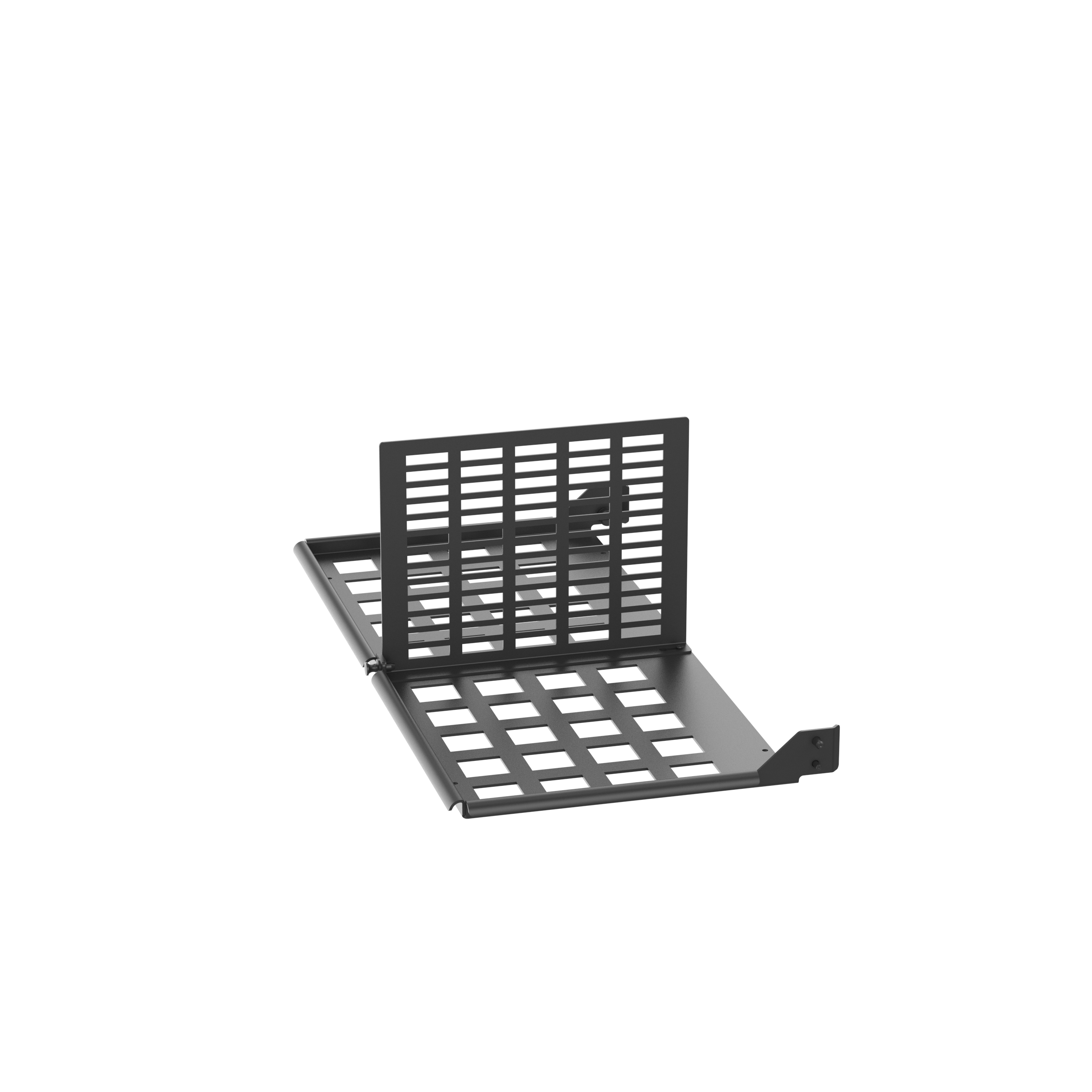 HD Flex Enclosure Trunk Slack Plate 4RU, White