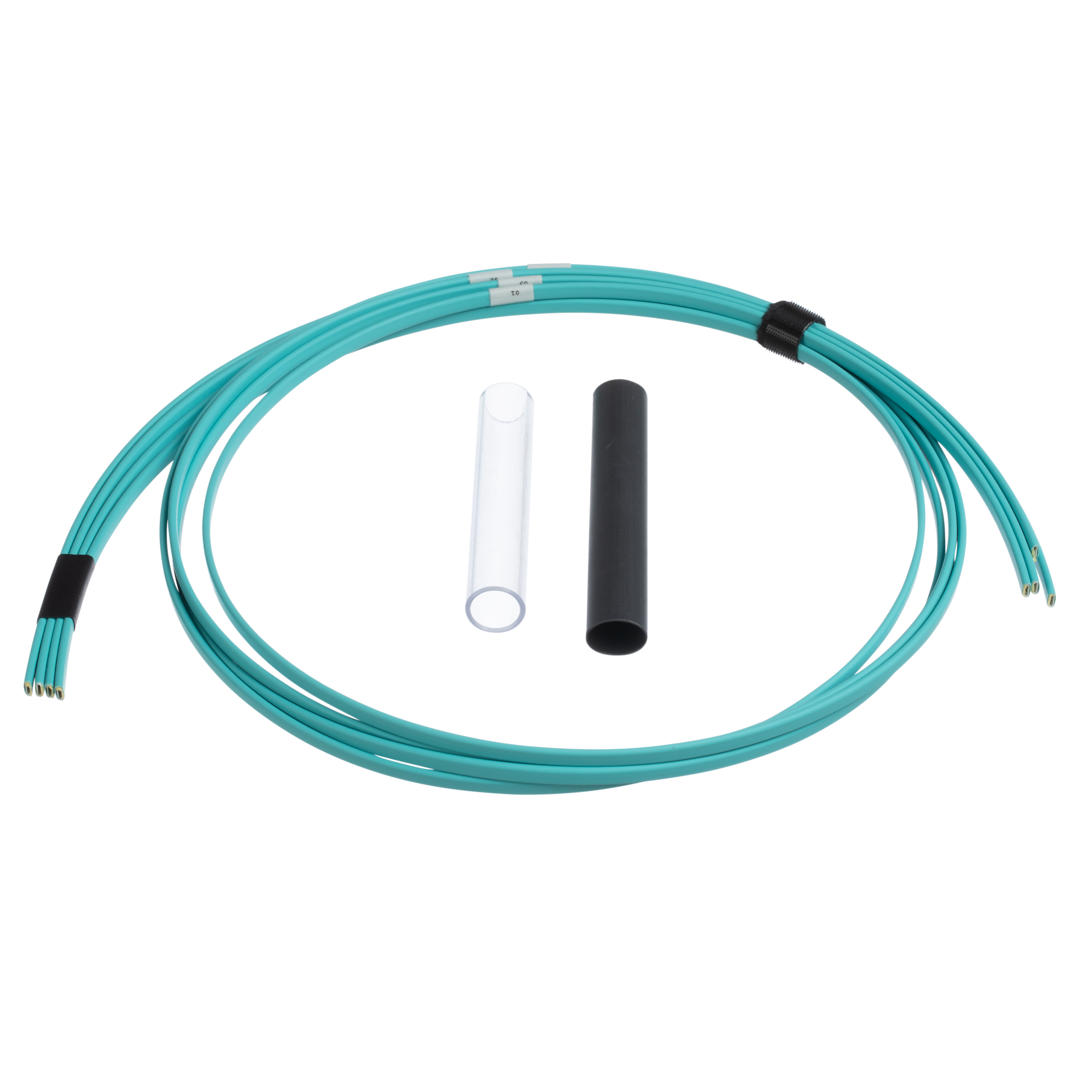 Fiber Optic Breakout Kit, Flat, 48-fiber, multimode, 1-meter