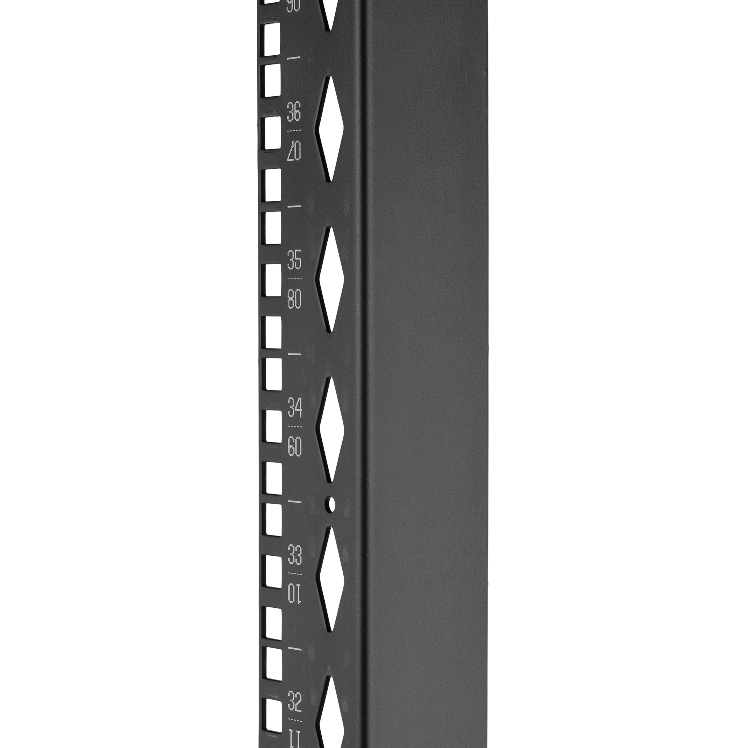 FlexFusion™ Ekipman Rayı Seti, 700mm x 51RU, Siyah