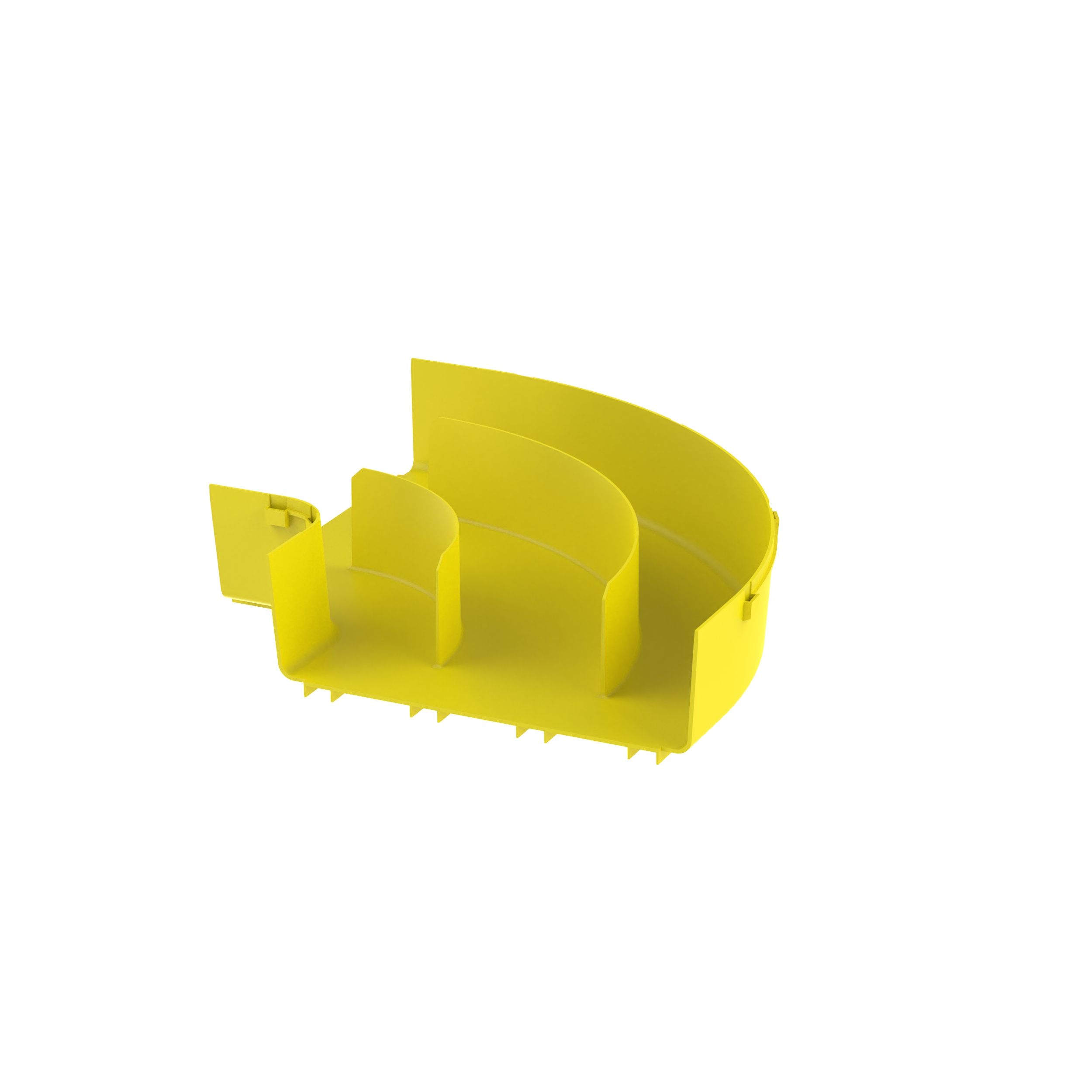 FiberRunner® Yatay Dik Açılı, 90°, 12x4, Sarı