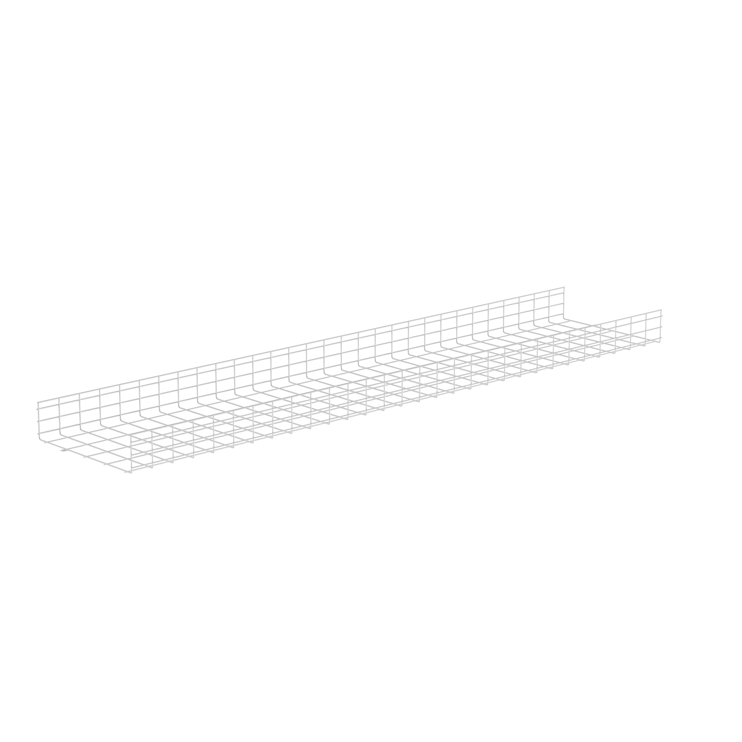 Kablo Sepeti 6" Y x 24" G, Beyaz Toz Kaplı