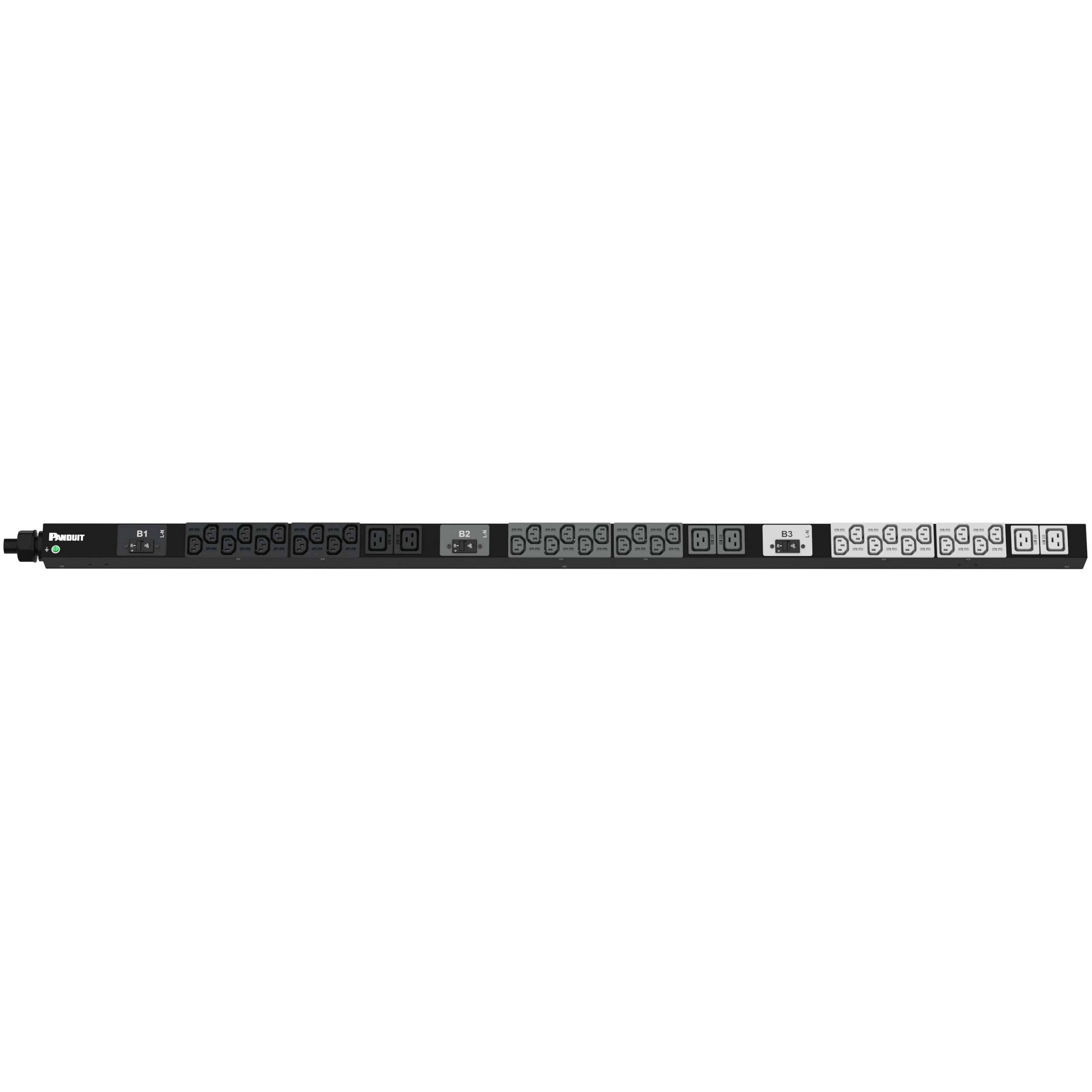 Temel Güç Dağıtım Birimi, 63AMP, 230V, (30)C13, (6)C19, IEC 60309 2P+E 6h 63A (IP44)