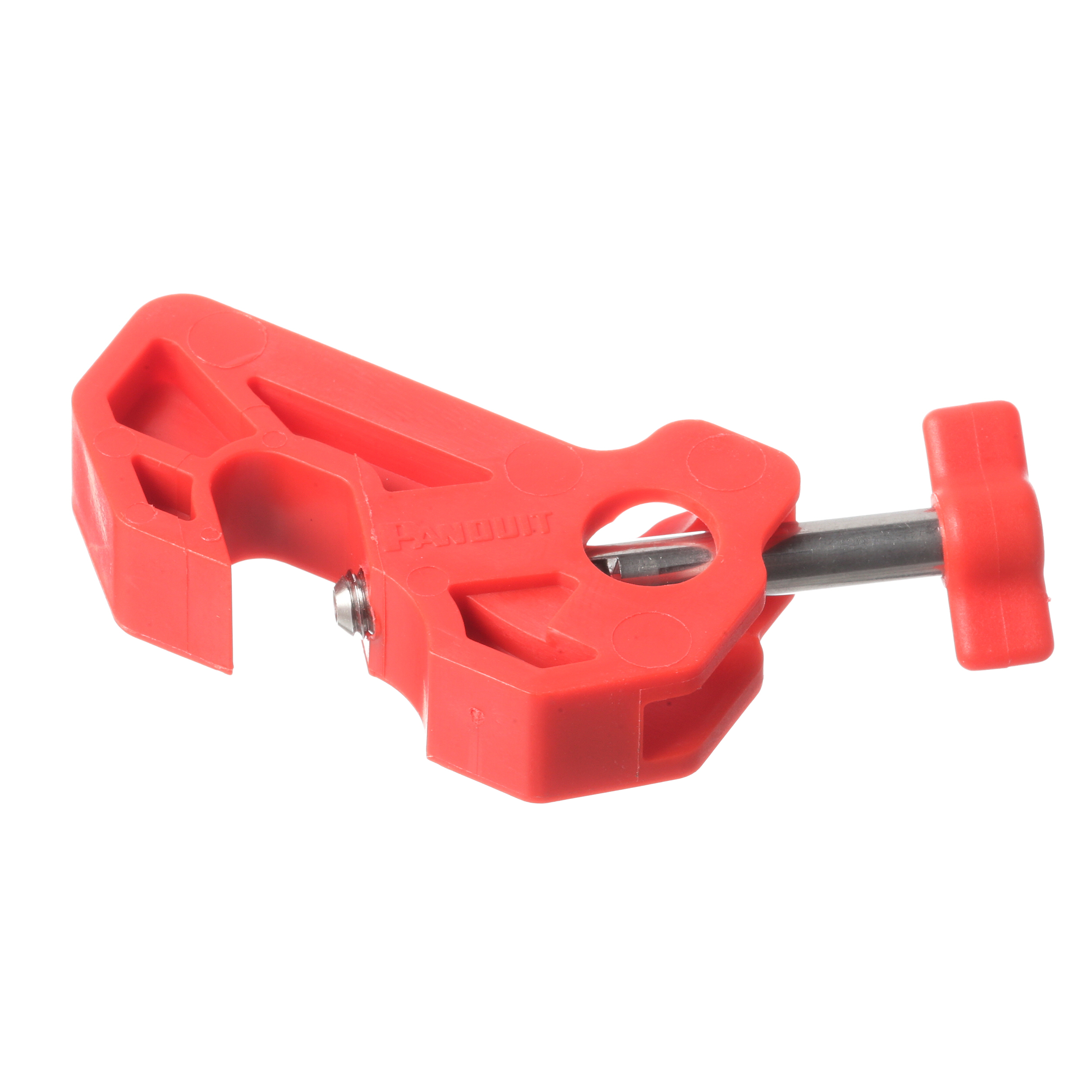 Devre Kesici Kilitleme, alet gerektirmez, Naylon, Kırmızı, 10.1x48.2mm, 5'li Paket