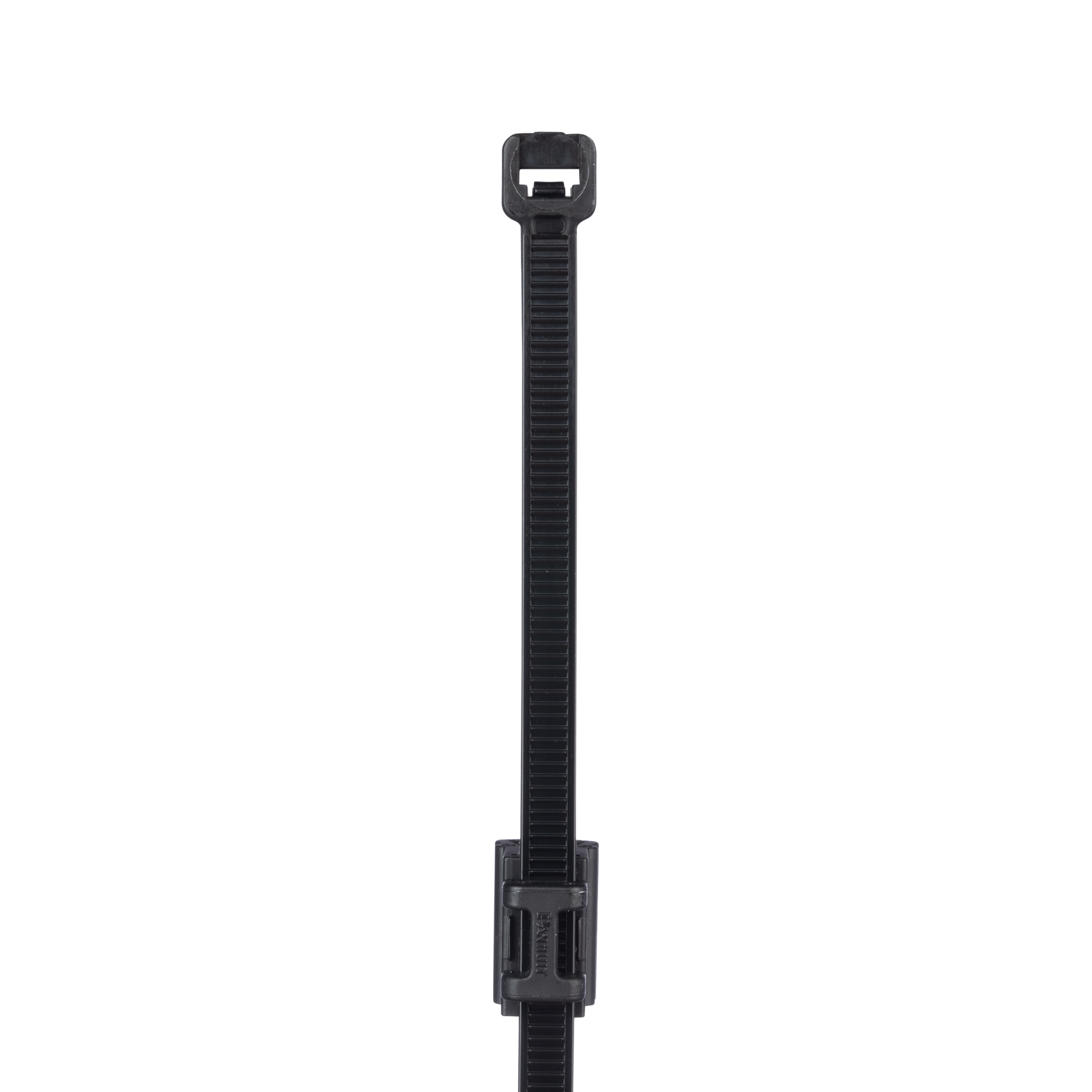 Kenar Klipsi/Kablo Bağı (Üst), Siyah, Yüksek Isı/UV PA6.6, 0.7-3mm, 90°, 500'lü Paket