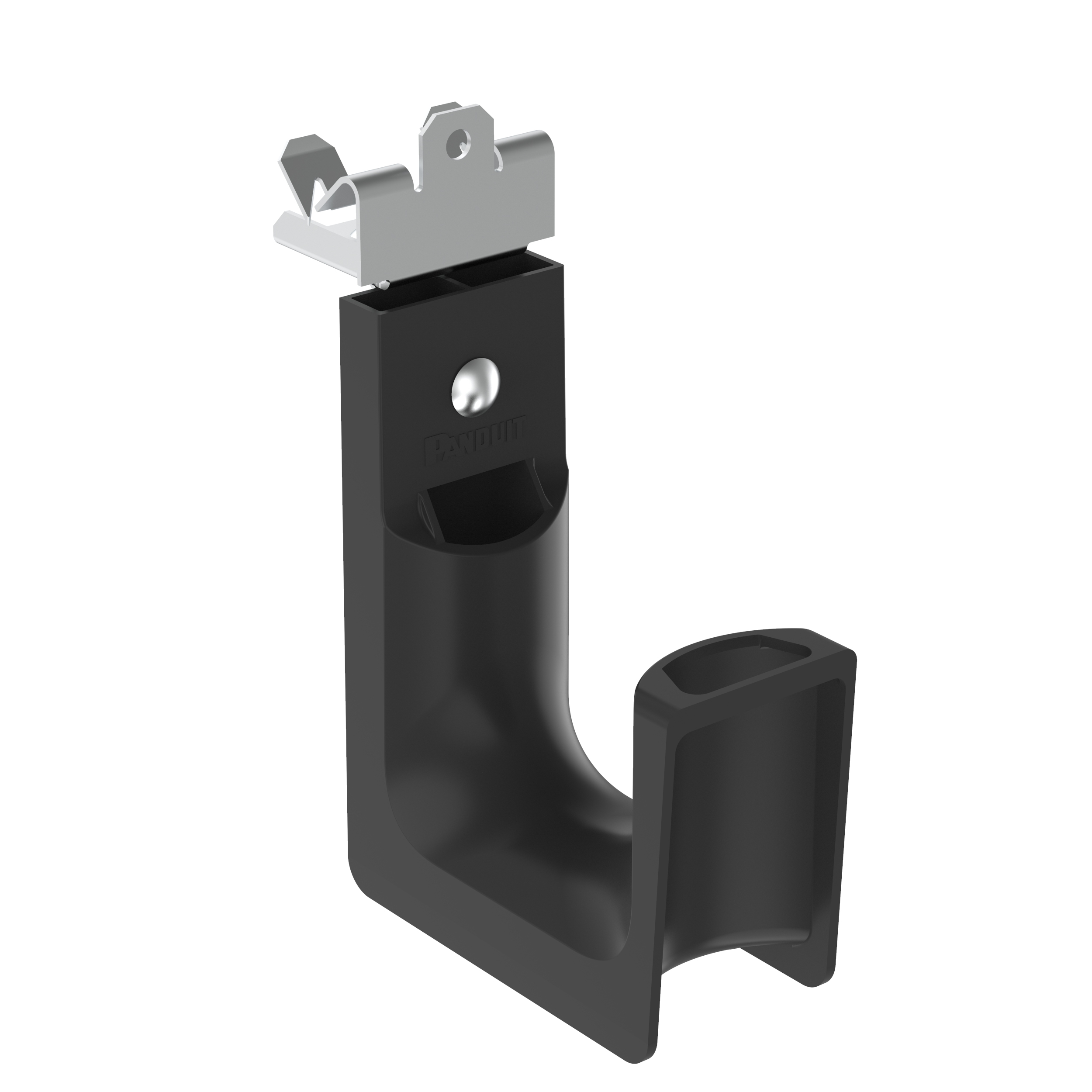 J-Kanca, Dönen, 12.7mm, Siyah, PA 6.6/Metal, Çekiçle Takılan, 101.6mm, 10'lu Paket