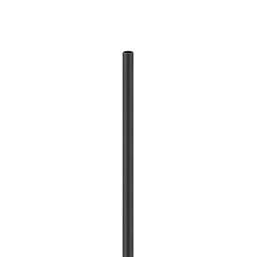 Büzülme Isısı İnce VW-1, .12"(3.2mm) Çap, Siyah, Paket 1