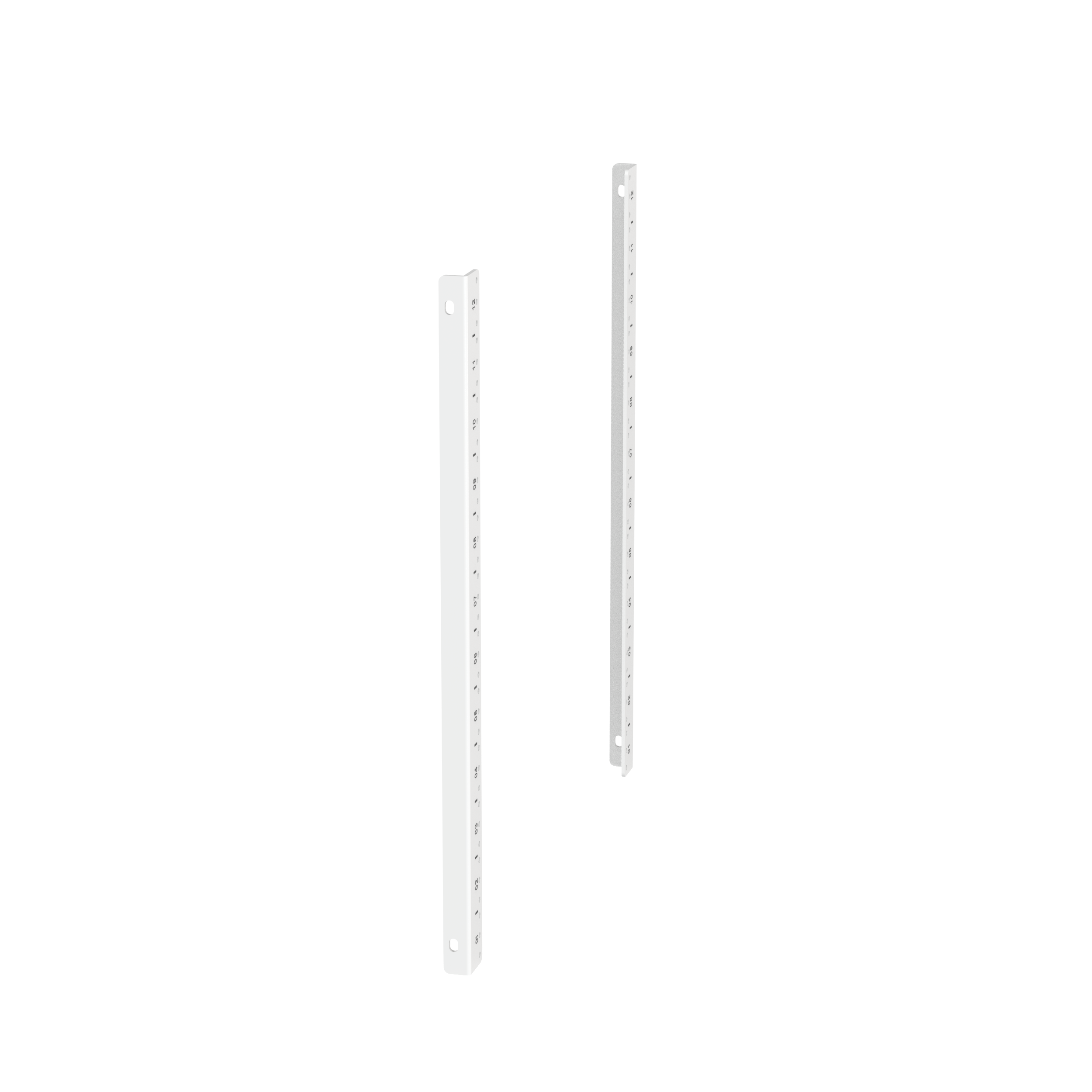 PanZone® Duvar Montaj Kabini Arka Ray Seti, 26,8 inç derinliğe kadar ağ ekipmanları için ek destek sağlayarak daha geniş bir uygulama yelpazesi için esneklik sunar. 12 RU, 2 Ray, Beyaz