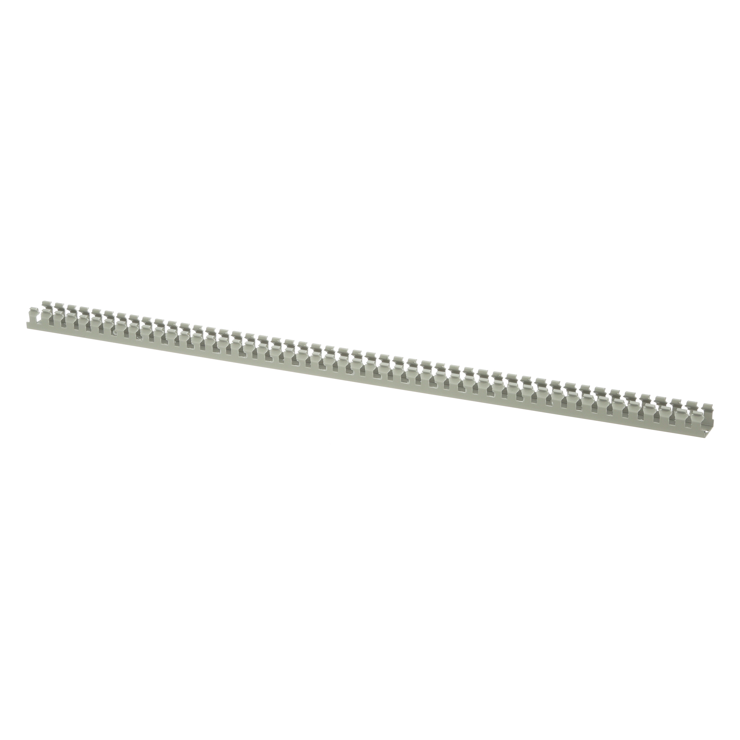 Oluklu Metrik Kablo Kanalı, PVC, 25mm x 25mm x 2M, Açık Gri, 2'li Paket