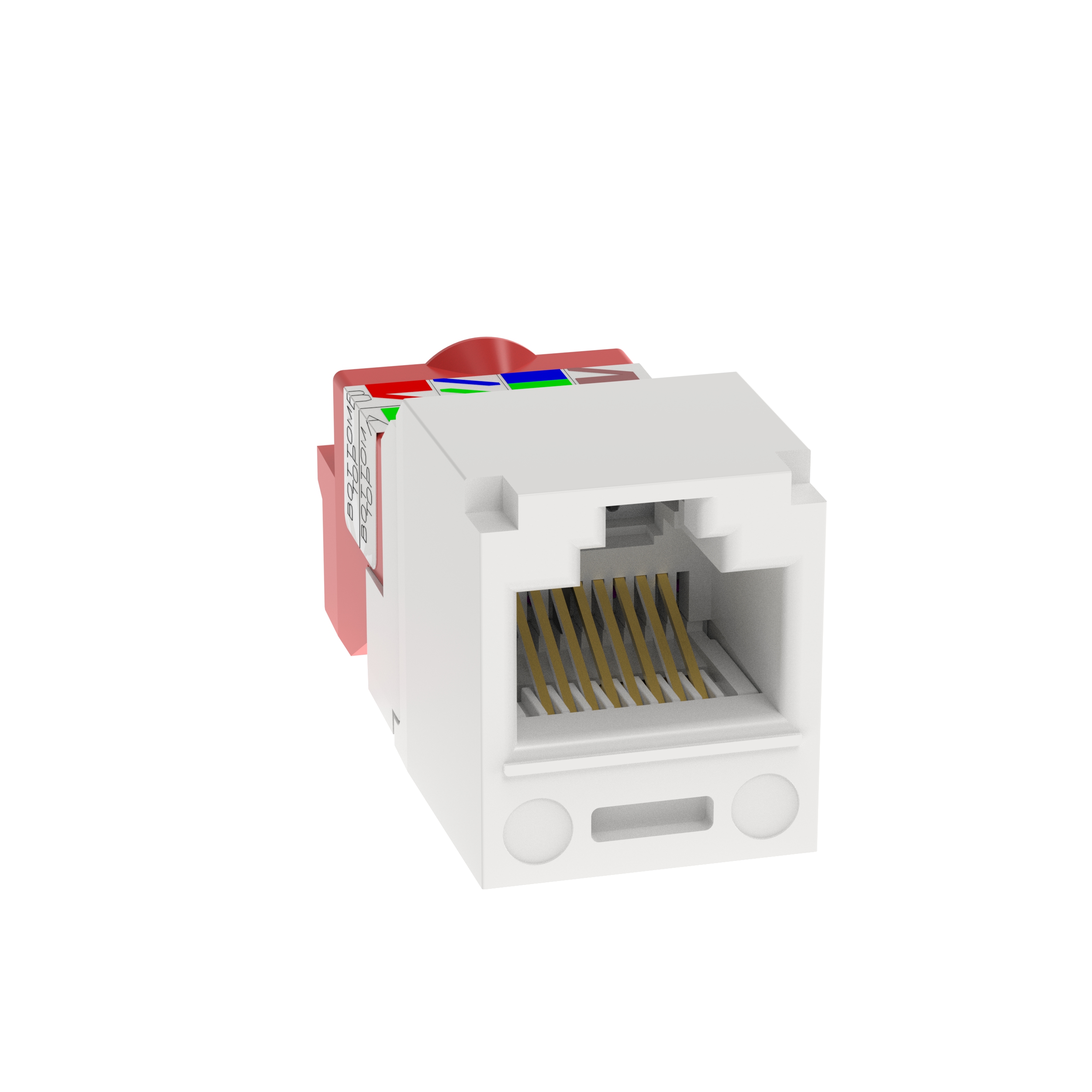 Mini-Com Module, Cat 5e, UTP, 8 pos 8 wi
