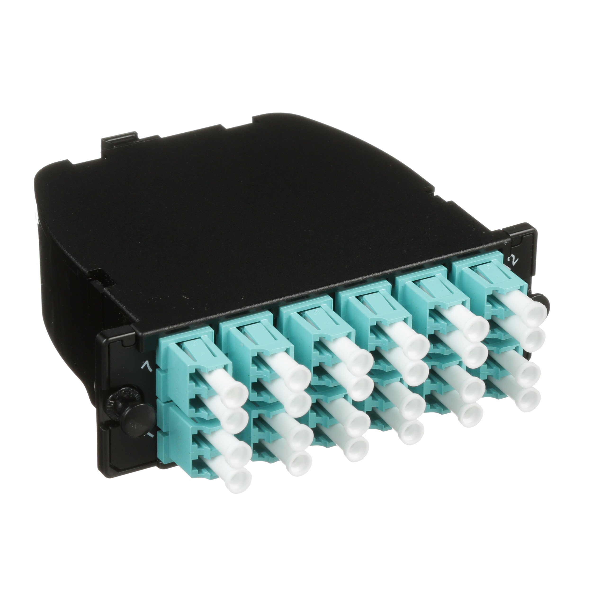 MPO-LC Fiber Kaset OM3, 24 Fiber, Değiştirilmiş Yöntem A, Opt IL