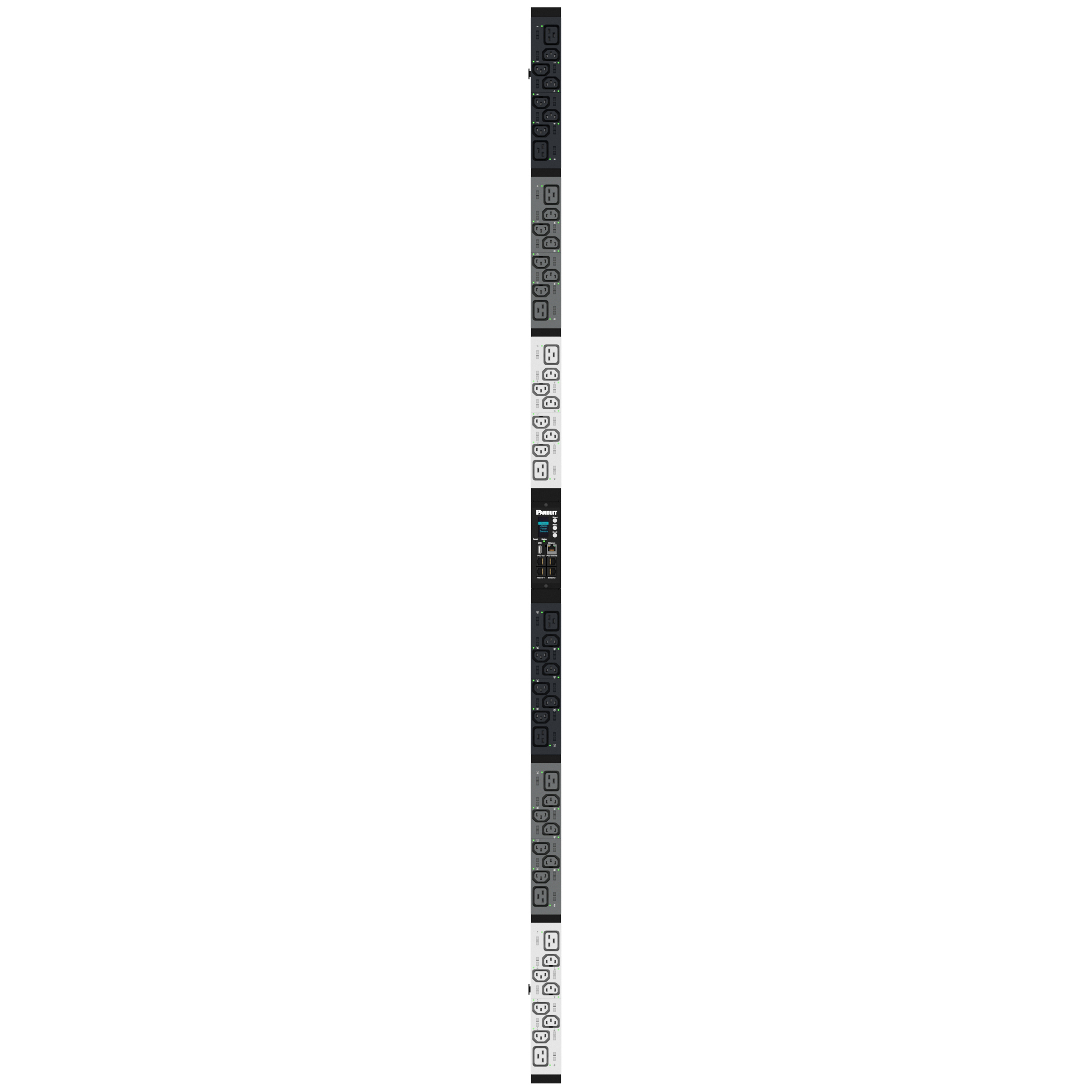 MS Güç Dağıtım Birimi, 32AMP, 400V, (36)C13, (12)C19, IEC 60309 3P+N+E 6h 32A (IP44)