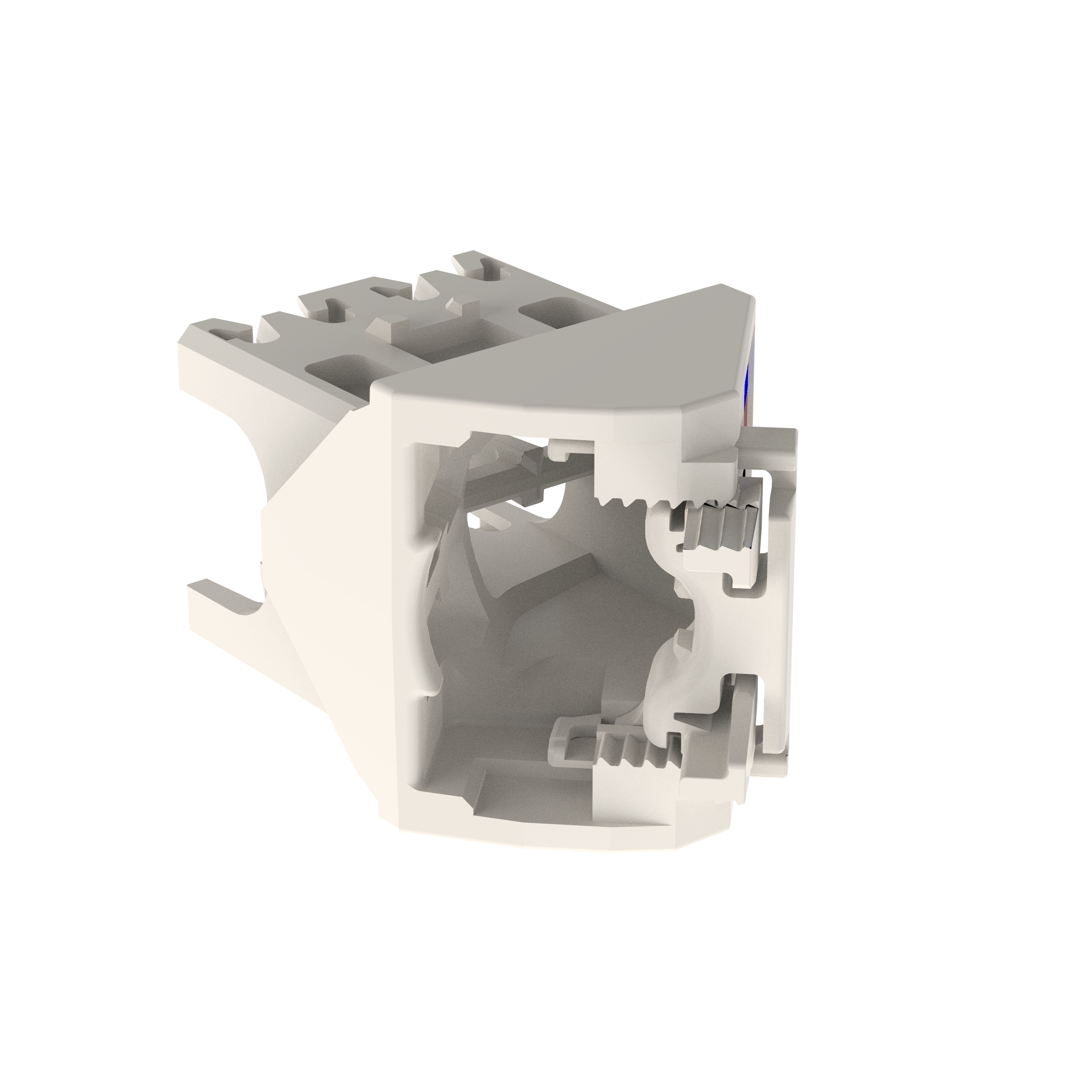 45° Angled Wire Cap for Cat 6 UTP TG Jack