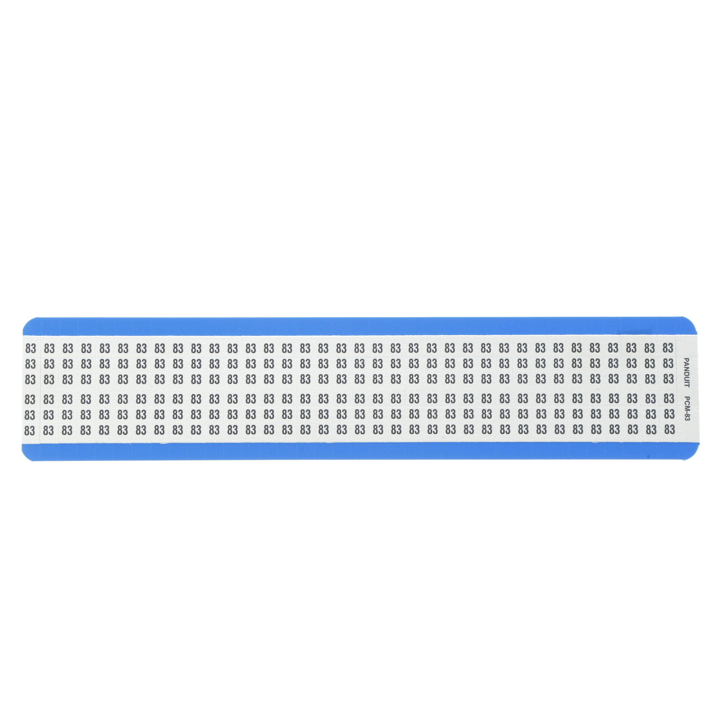Ön Yazdırılmış, WM, .25"Genişlik x 1.5"Uzunluk, 83, LGND, 25'li Paket