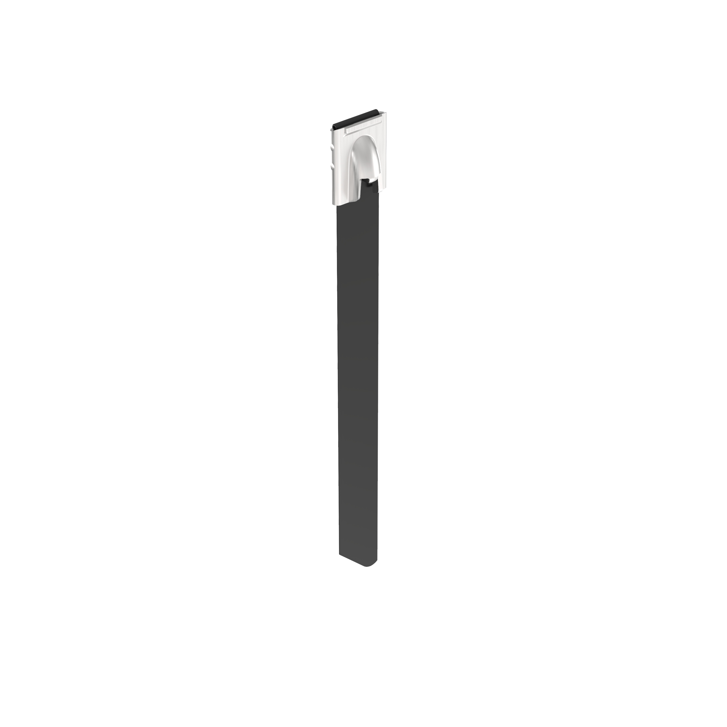 Kablo Bağı, PET Kaplı Paslanmaz Çelik 316, Siyah, 203.2x8.1mm, 50'li Paket