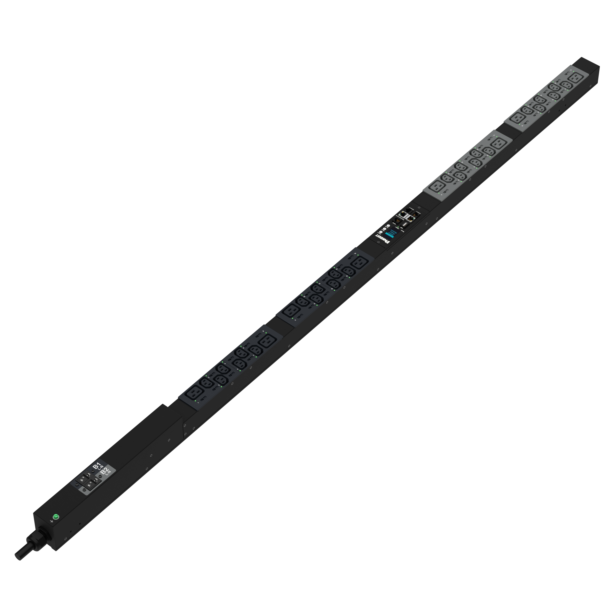 G6 MS Güç Dağıtım Birimi, 32A/30A, (24)C13, (8)C19, IEC 60309 2P+N 6h