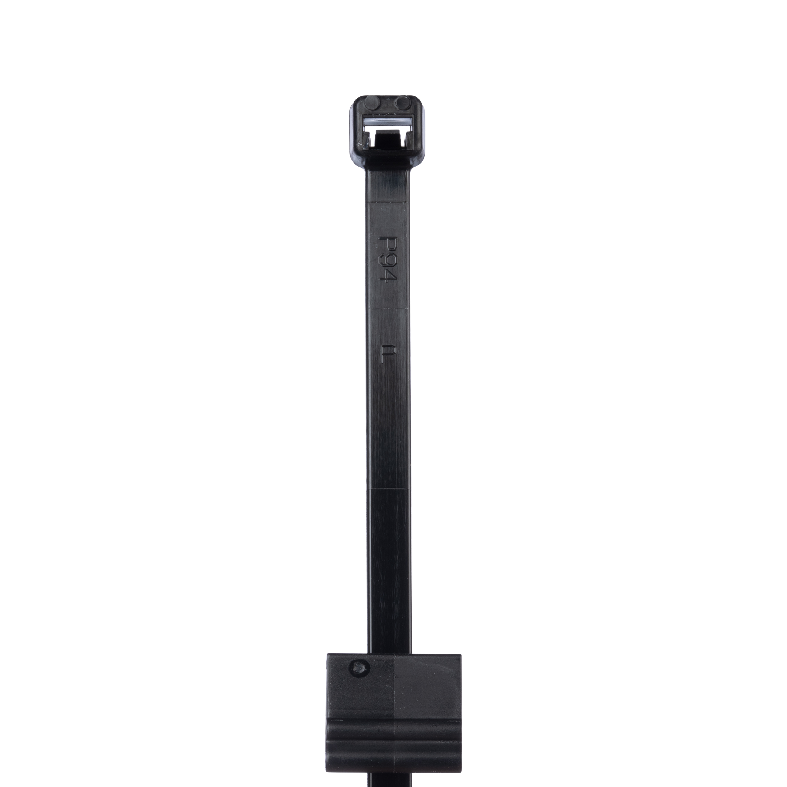 Kenar Klipsi/Kablo Bağı (yan), Siyah, Yüksek Isı/UV PA6.6, 0.7-3mm, 0°, 500'lü Paket
