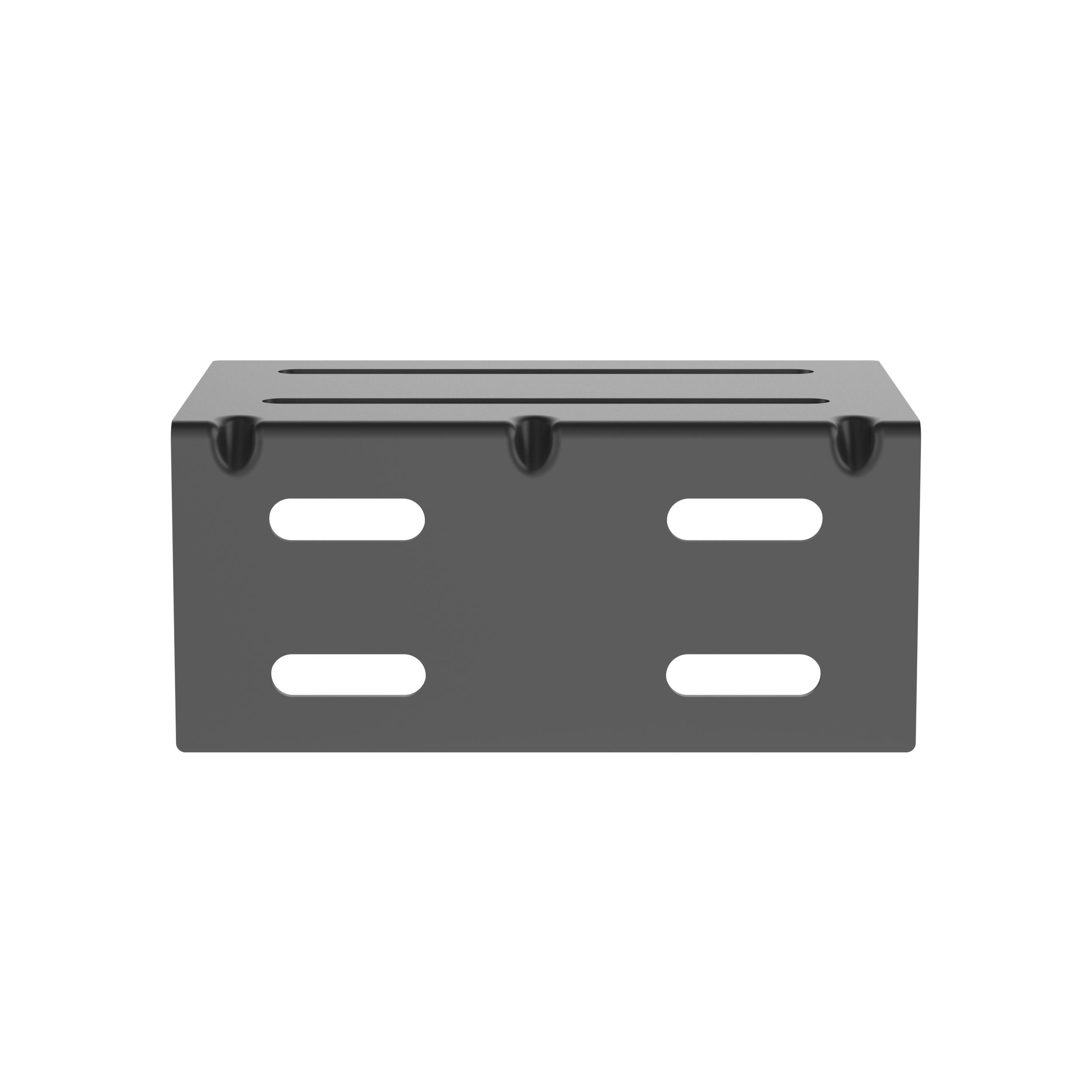 Narrow Wall Termination Bracket for Wire Basket System