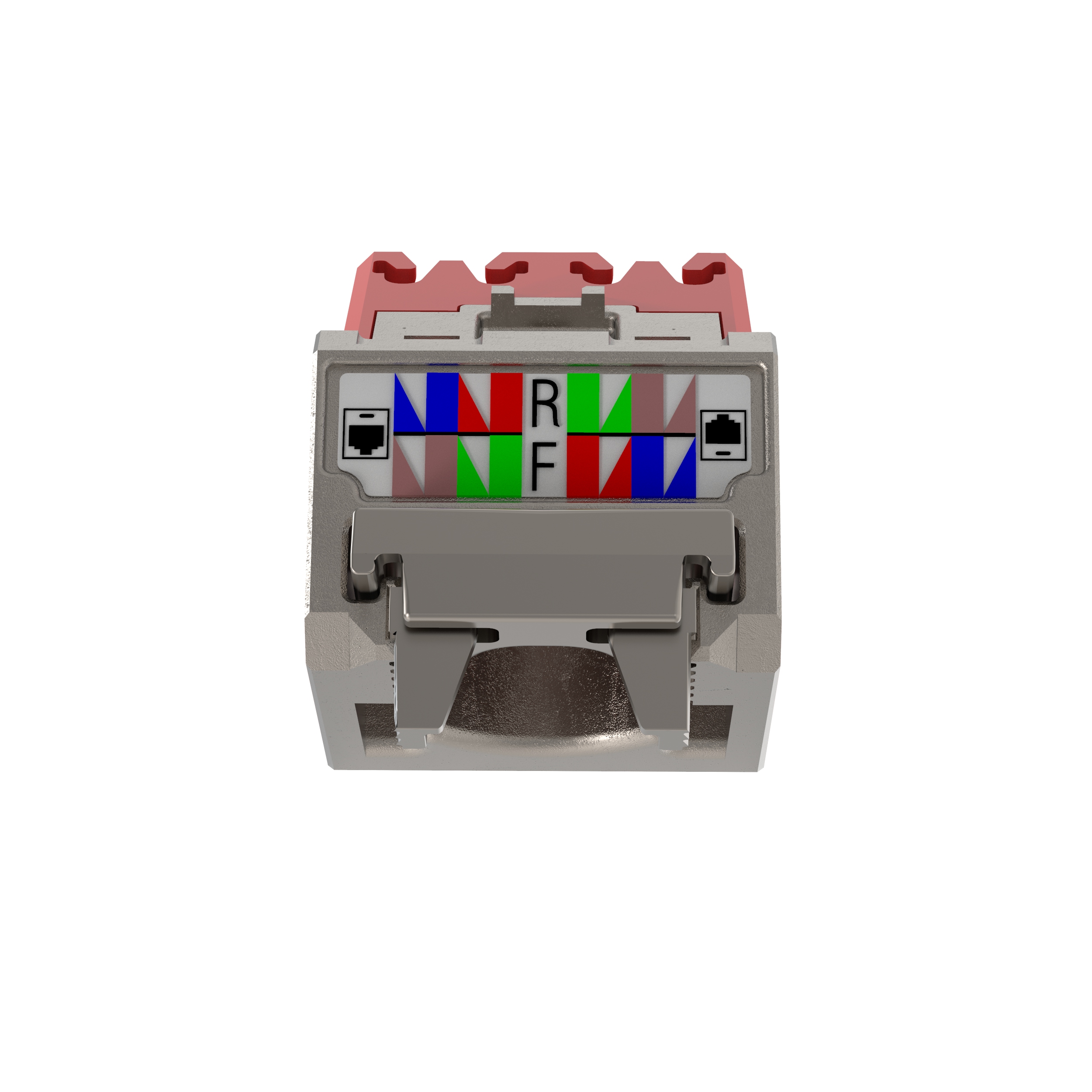 45° Angled Wire Cap for Cat 5e Shielded TG Jack