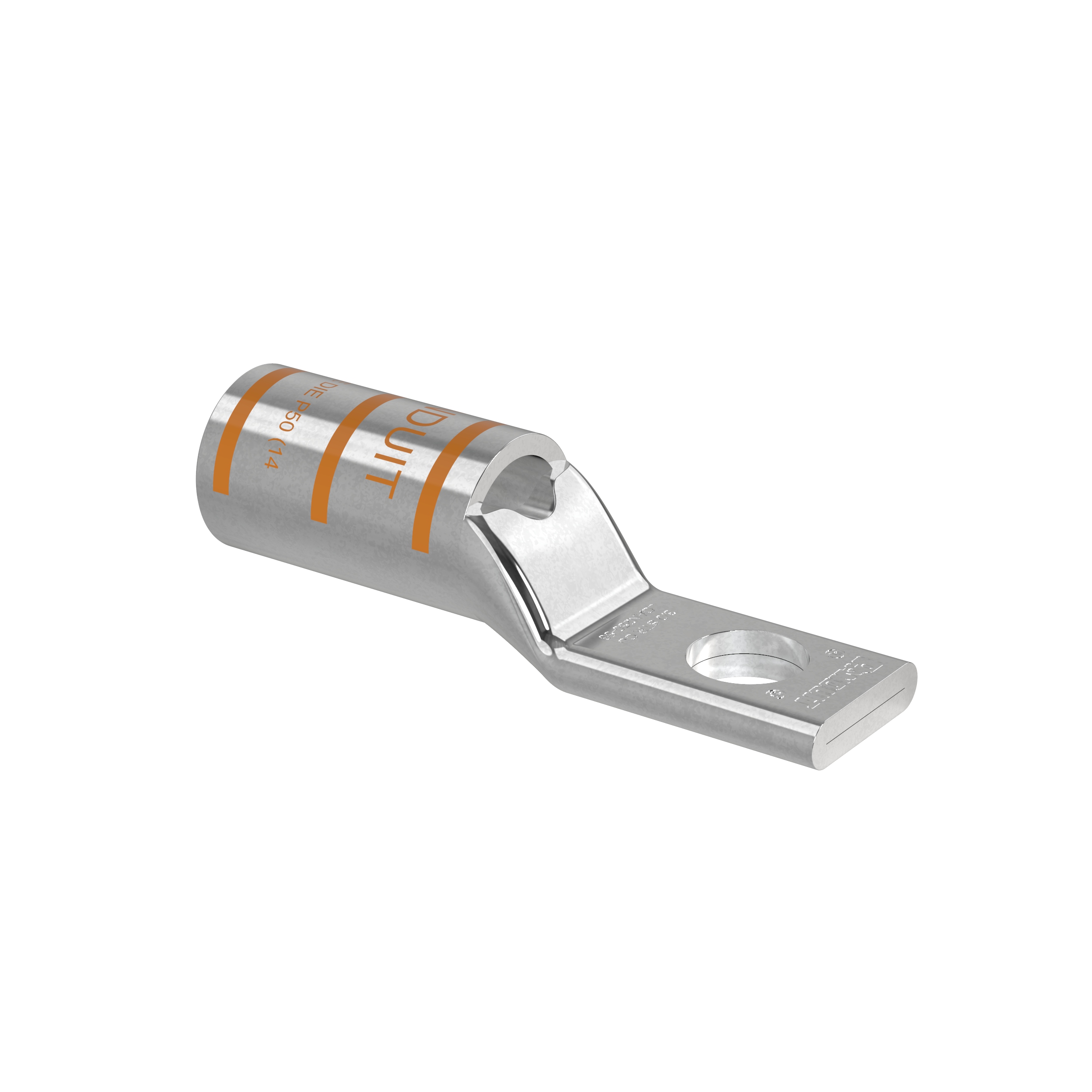 Bağlantı Muhafaza, 3/0, Dar, Kalay Kaplı Bakır, Düz, Tek 7.9mm Somun, PK10