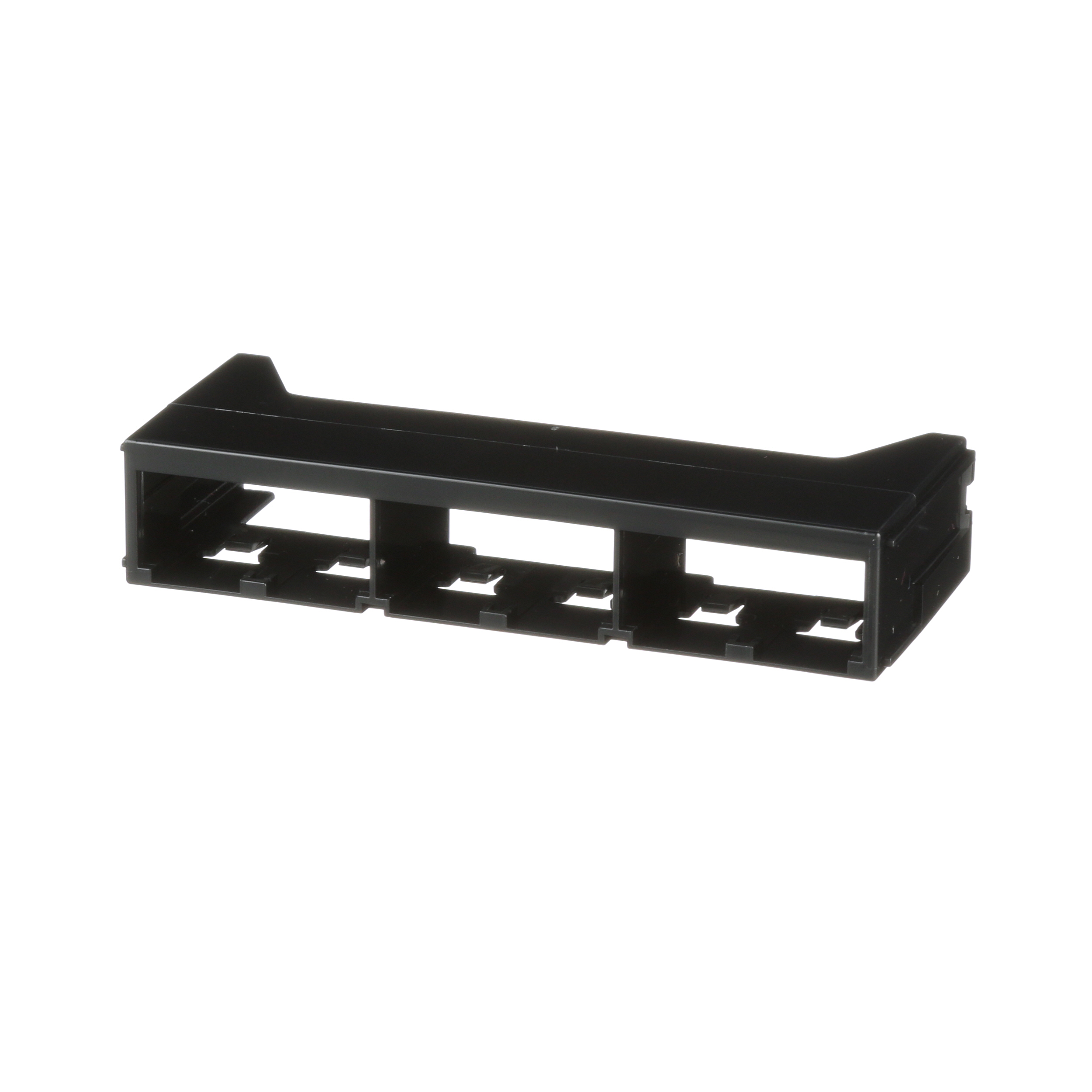 QuickNet™ Patch Panel Adapter, 6 Port, Black