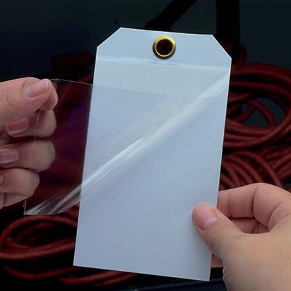 Front Self-Laminating Identification tag